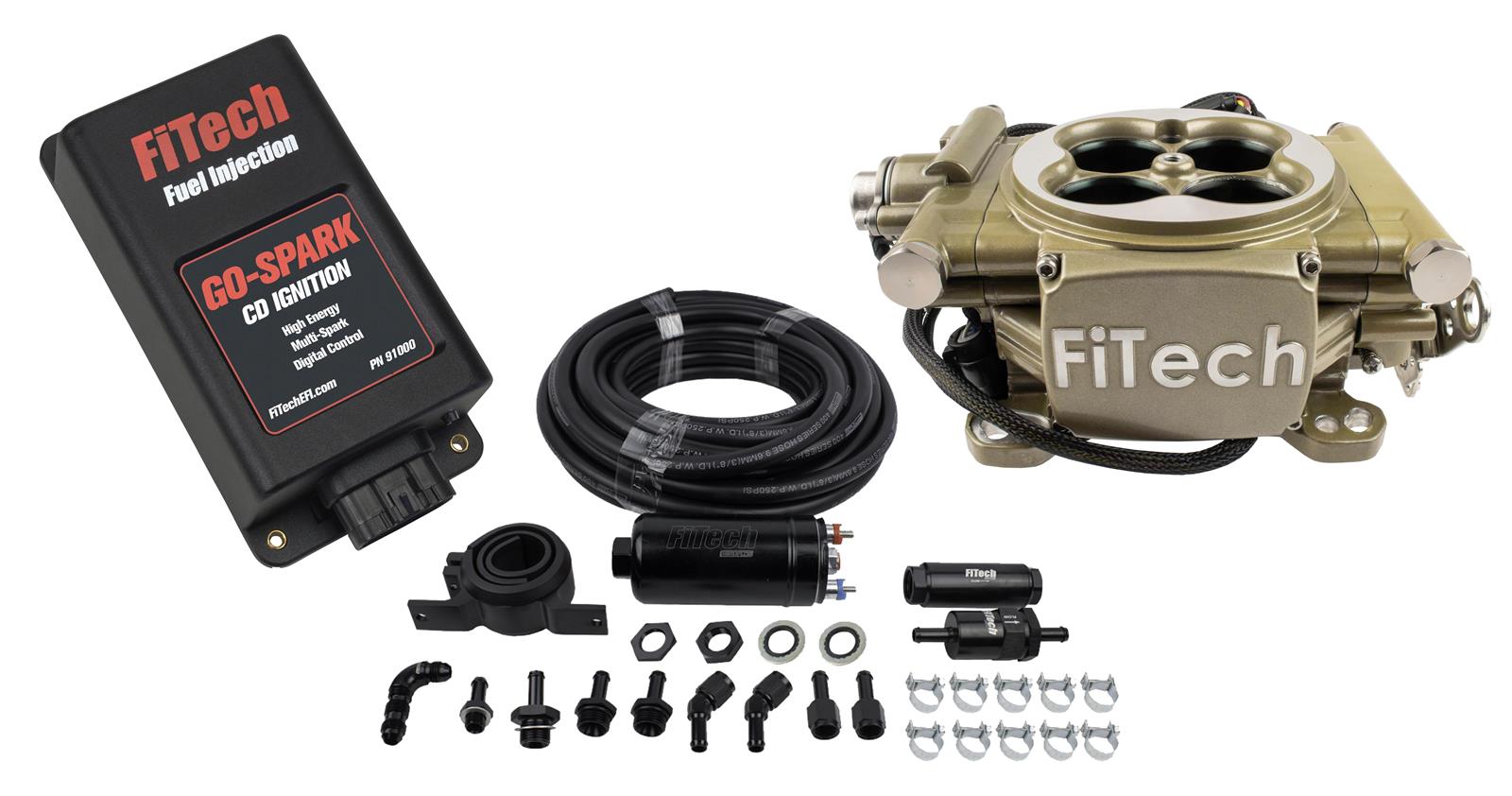 FiTech Fuel Injection 93105 FiTech Easy Street 600 HP EFI System/Go