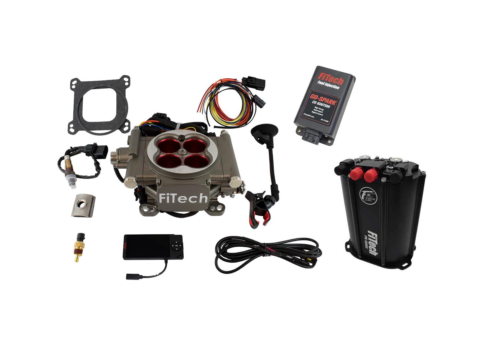 FiTech Fuel Injection 93553 FiTech Go Street EFI 400 HP SelfTuning