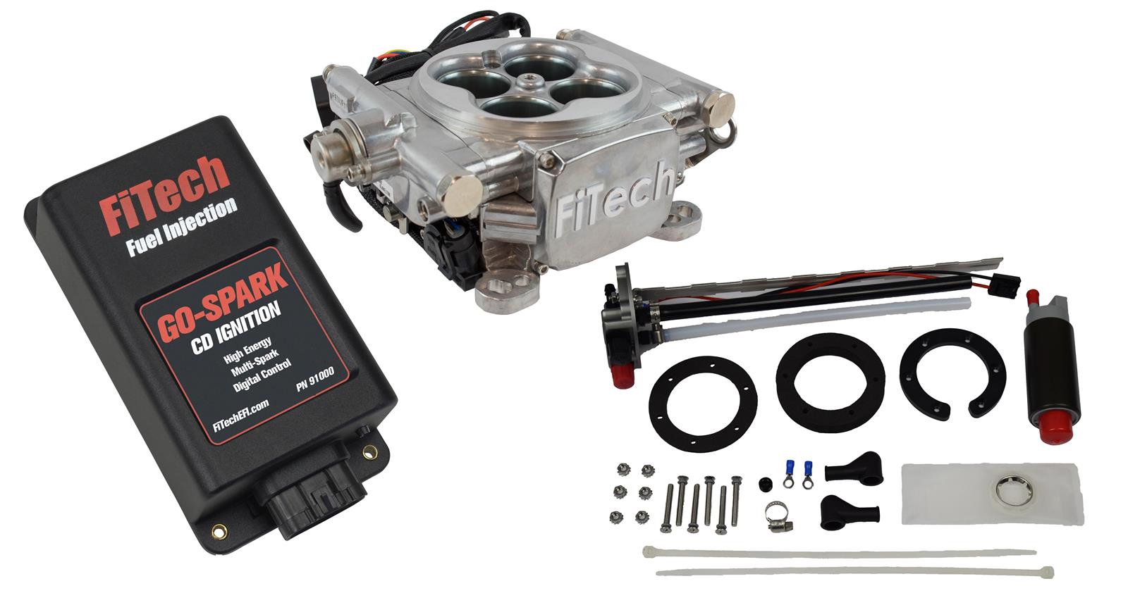 FiTech Fuel Injection 93601 FiTech Go EFI 4 600 HP SelfTuning Fuel