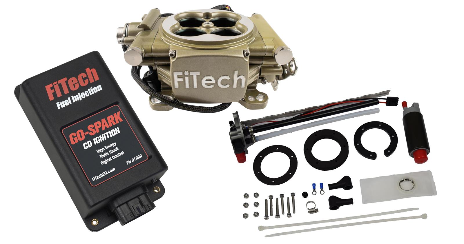 FiTech Fuel Injection 93605 FiTech Easy Street 600 HP EFI System/Go