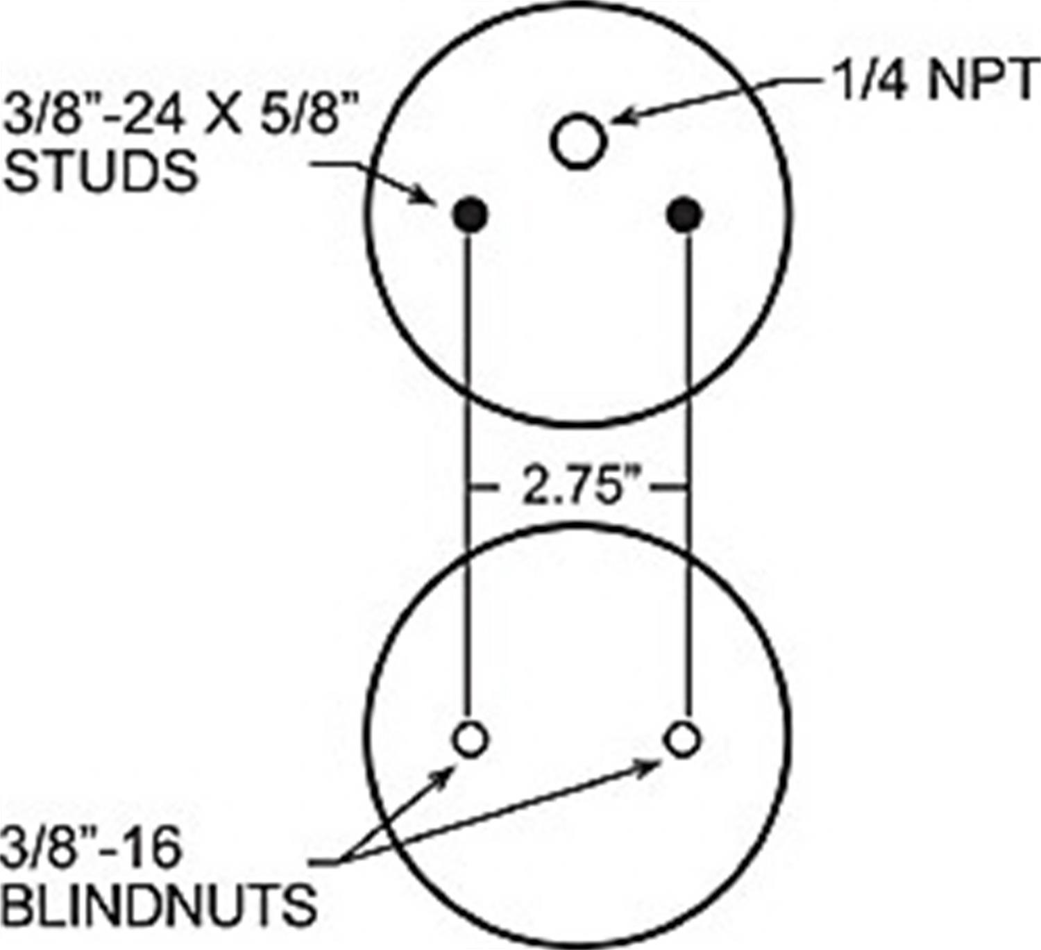 Firestone Replacement Air Springs W217600335 Spring, Replacement, Each