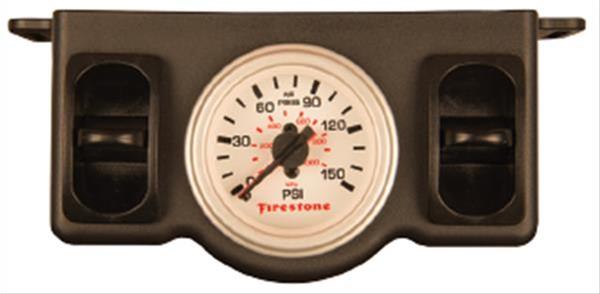 Firestone Electric Dual Pressure Gauge Dual - Black Plastic (WR17602577)