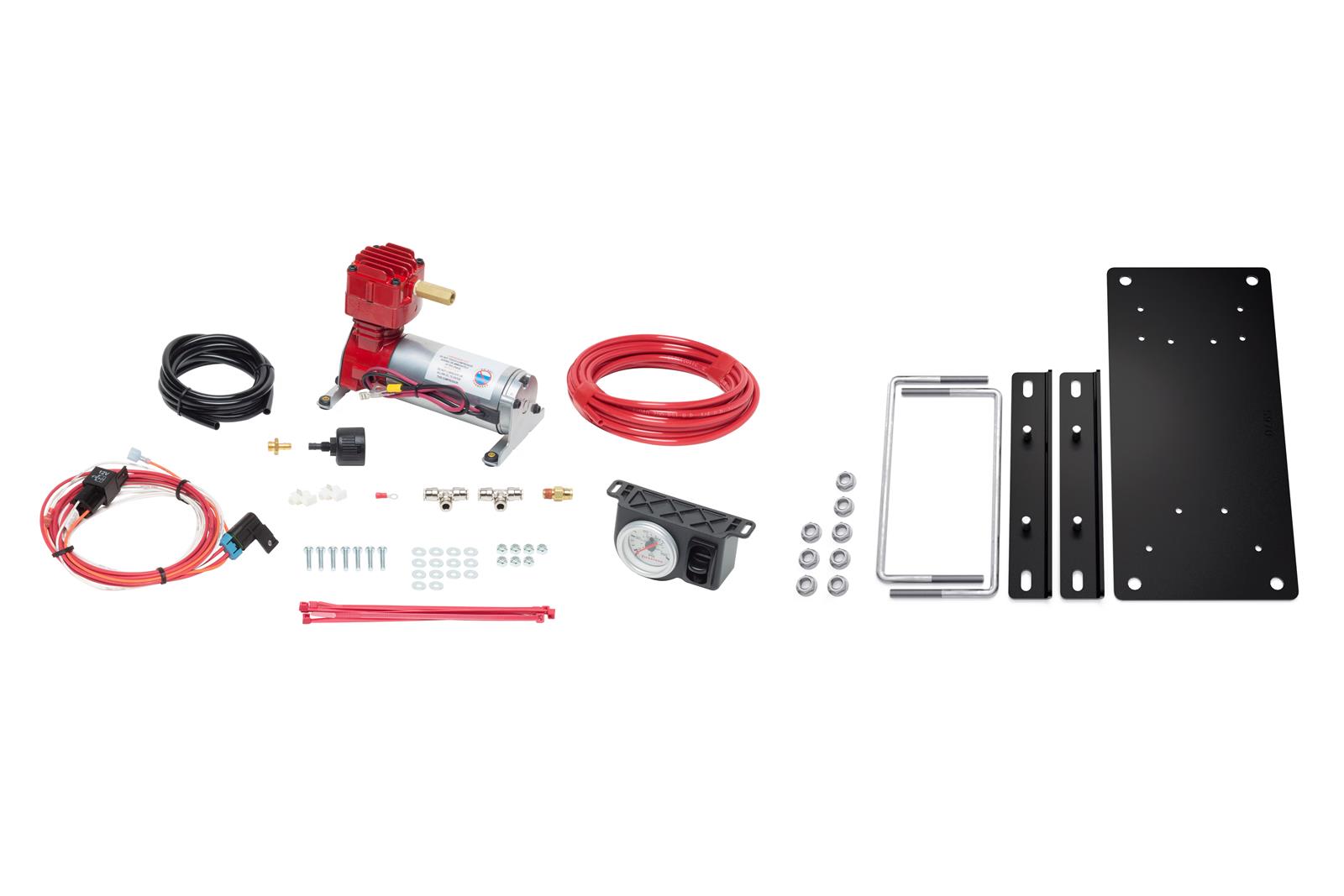 Firestone Air Command Kits WR17602901 Compressor, Suspension, Single Path, Analog, Heavy Duty, Maximum 150 psi, 30 Percent Duty Cycle, 12 V DC, Kit