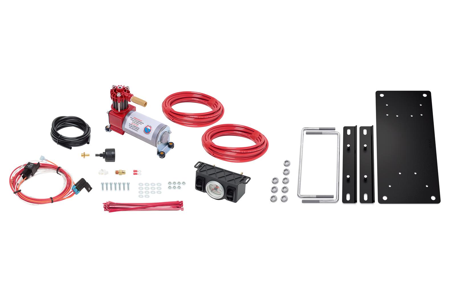 Firestone Air Command Kits WR17602910 Compressor, Suspension, Dual Path, Analog, Standard Duty, Maximum 100 psi, 9 Percent Duty Cycle, 12 V DC, Kit