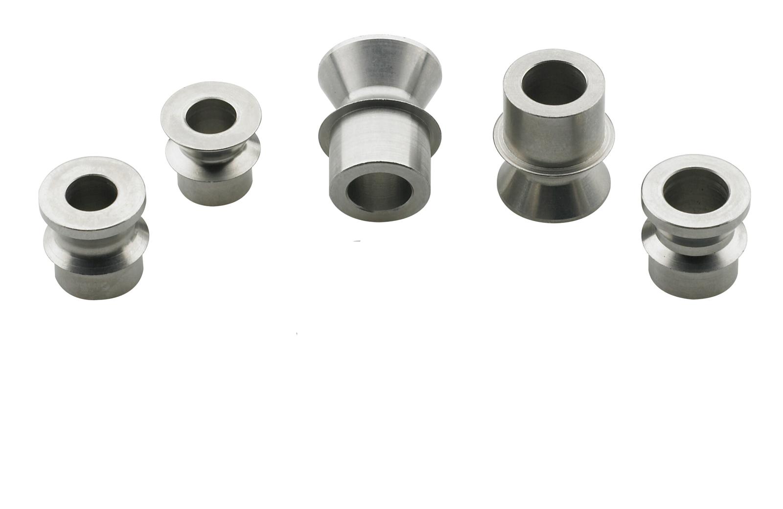 FK High-Misalignment Bushings 8-6HB Bushings, Stainless Steel, .375 in. I.D., .645 in. O.D., Pair