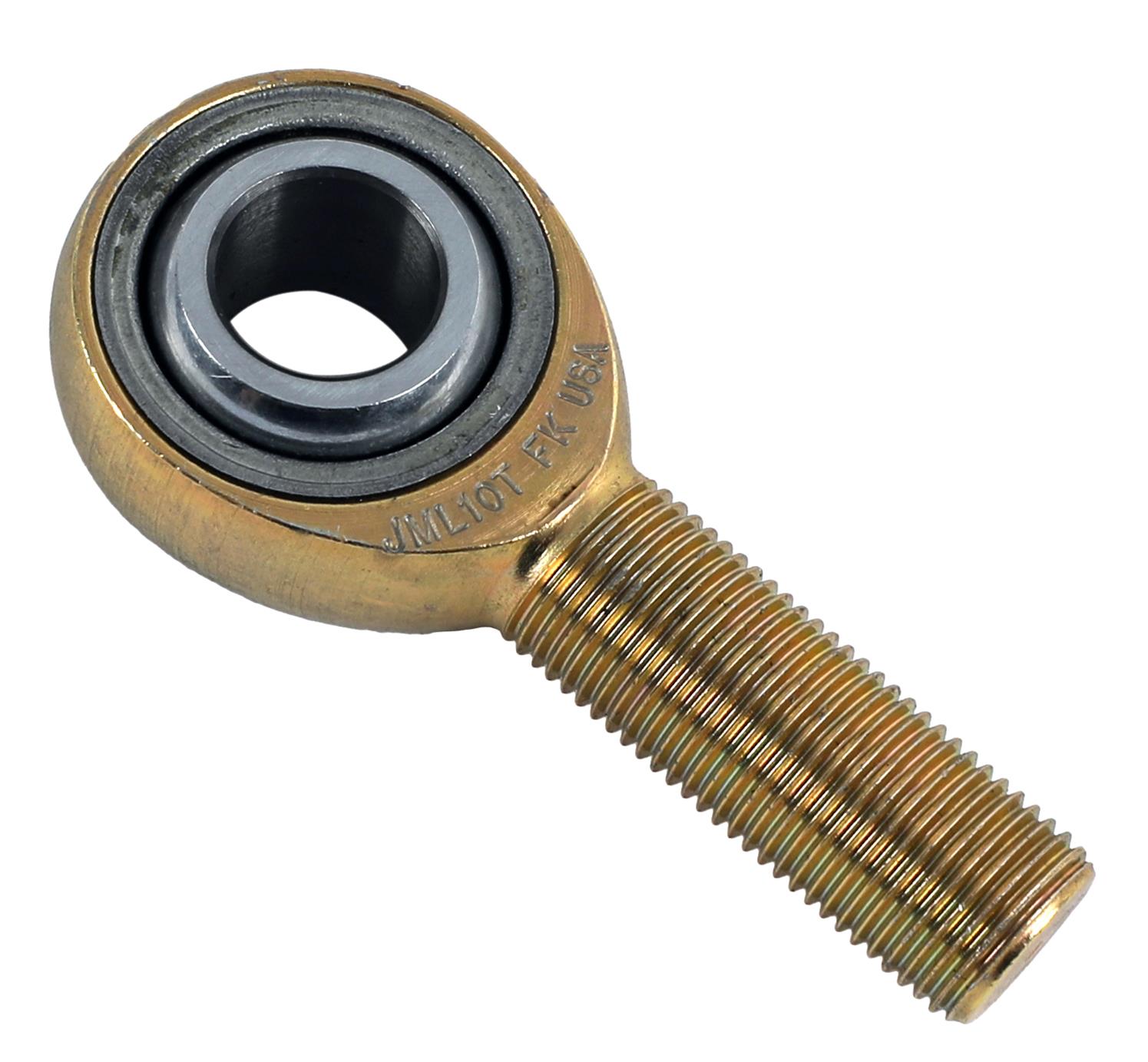 FK JM Series Rod Ends JML10T End, Series, 5/8 in.-18 LH, Male Threads, 3-piece, Low carbon Steel, 0.625 in. Bore, Each
