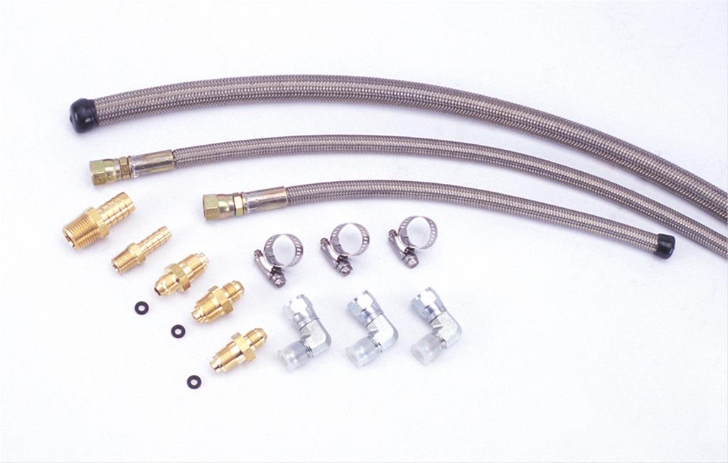 Flaming River FR1610 Stainless Braided Hose Kit Flaming River FR1610 Stainless Braided Hose Kit