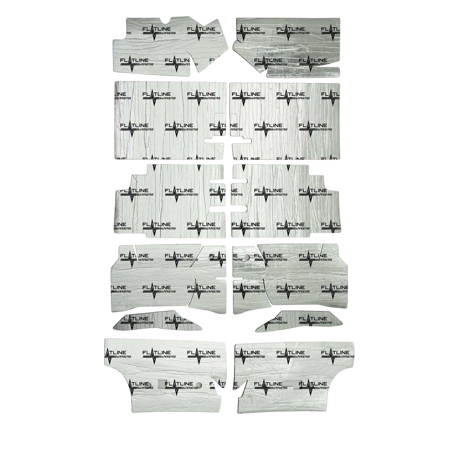 Flatline Barriers Floor Insulation and Sound Dampening Kits TABA1006 Heat Barrier Deadening Mats, Floor, Adhesive Backed, Buick, Chevrolet, Oldsmobile, Pontiac, 2-Door, Kit thumbnail 5
