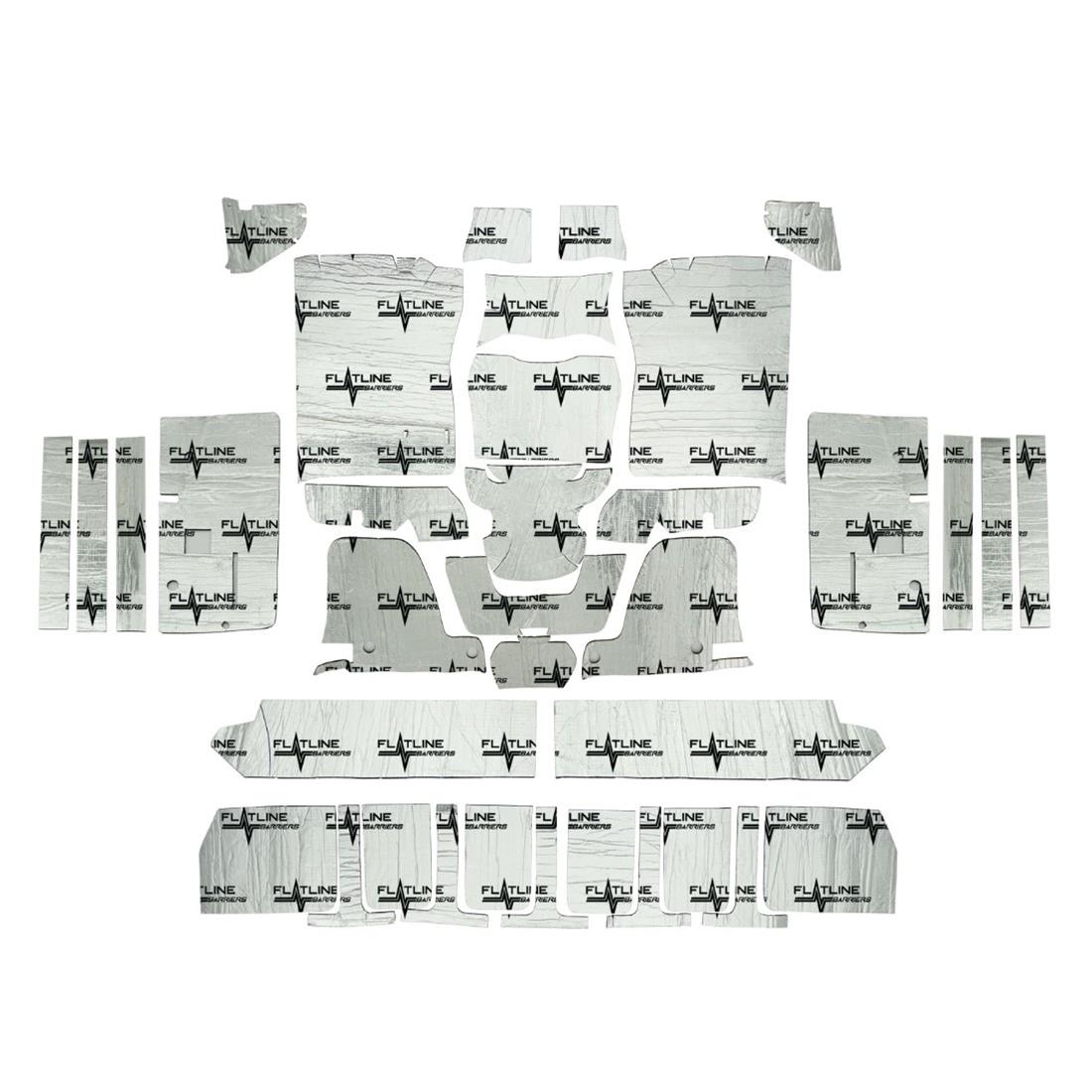Flatline Barriers Complete Insulation and Sound Dampening Kits TABT4003 Heat Barrier Deadening Mats, Kit, Adhesive Backed, Chevrolet, GMC, Standard Cab, Low Tunnel, Kit thumbnail 5