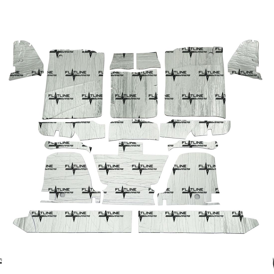 Flatline Barriers Floor Insulation and Sound Dampening Kits TABT4009 Heat Barrier Deadening Mats, Floor, Adhesive Backed, Chevrolet, GMC, Standard Cab, Low Tunnel, Kit thumbnail 5