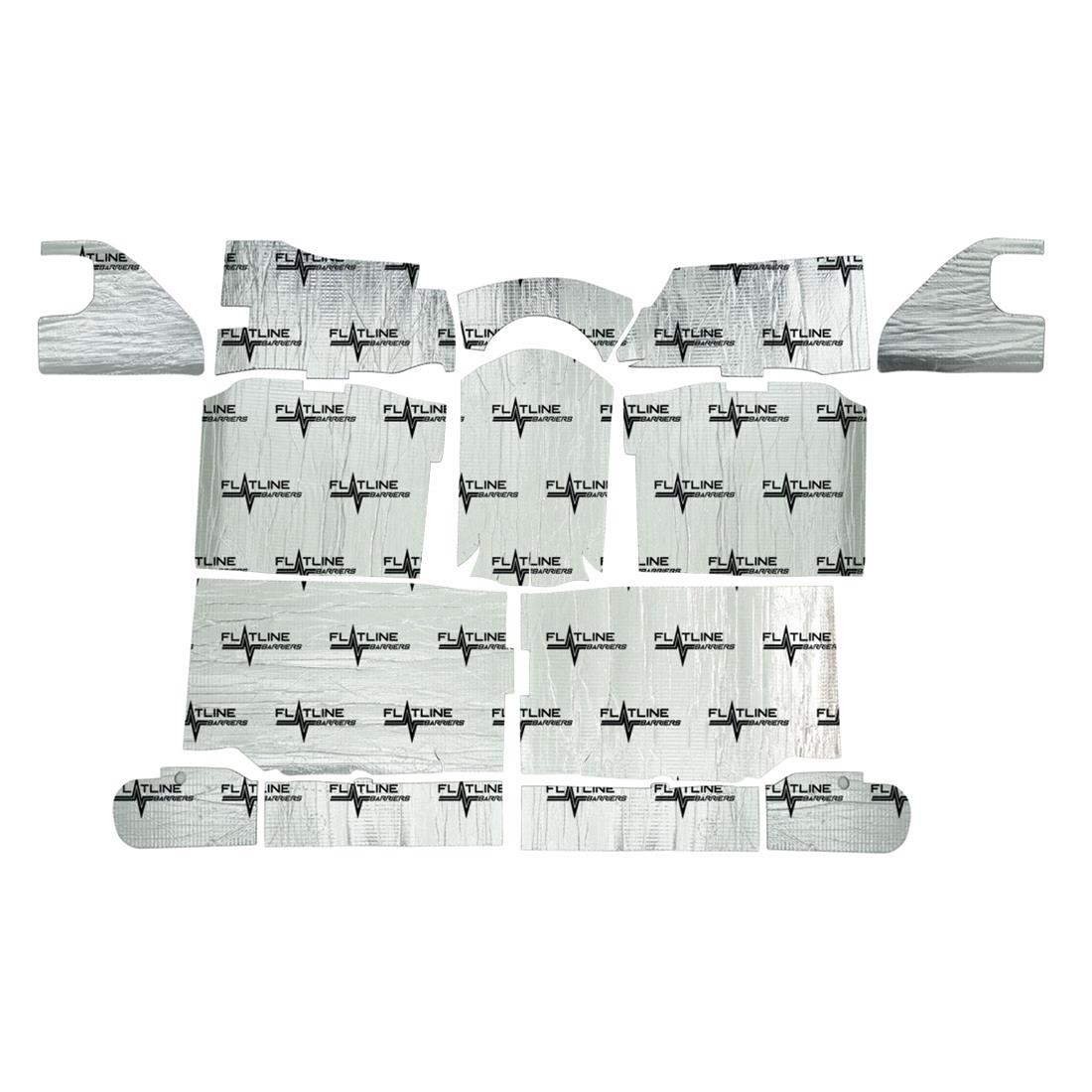 Flatline Barriers Floor Insulation and Sound Dampening Kits TABT4011 Heat Barrier Deadening Mats, Floor, Adhesive Backed, Chevrolet, GMC, Low Tunnel, Kit thumbnail 5