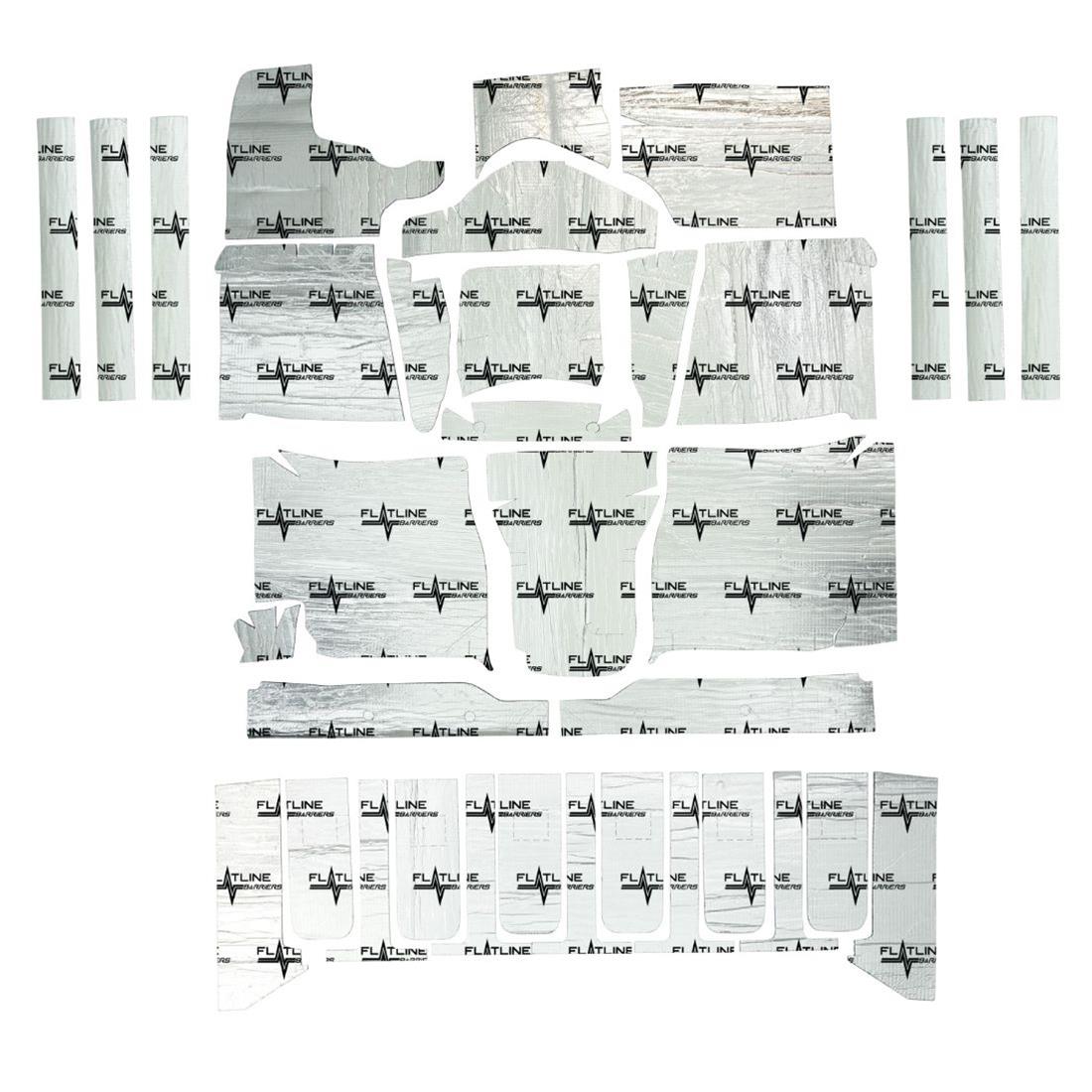 Flatline Barriers Complete Insulation and Sound Dampening Kits TABT4020 Heat Barrier Deadening Mats, Kit, Adhesive Backed, Chevrolet, GMC, Low Tunnel, Kit thumbnail 5