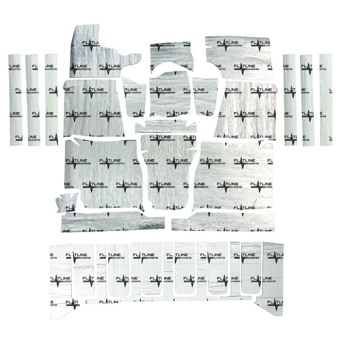 Flatline Barriers Complete Insulation and Sound Dampening Kits TABT4028 Heat Barrier Deadening Mats, Kit, Adhesive Backed, Chevrolet, GMC, High Tunnel, Kit thumbnail 5