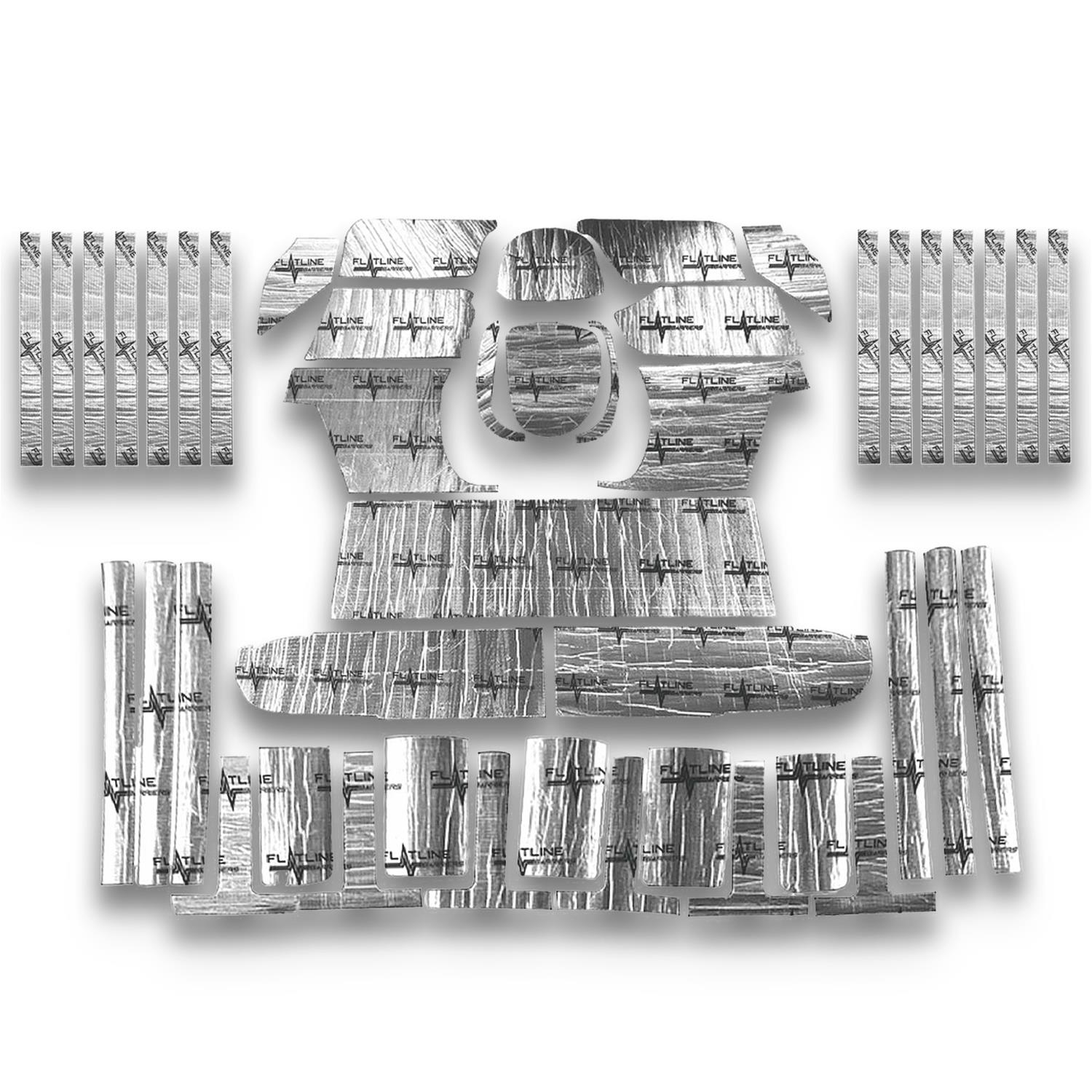 Flatline Barriers Complete Insulation and Sound Dampening Kits TABT4039 Heat Barrier Deadening Mats, Kit, Adhesive Backed, Chevrolet, GMC, 2nd Series, High Tunnel, Kit thumbnail 4