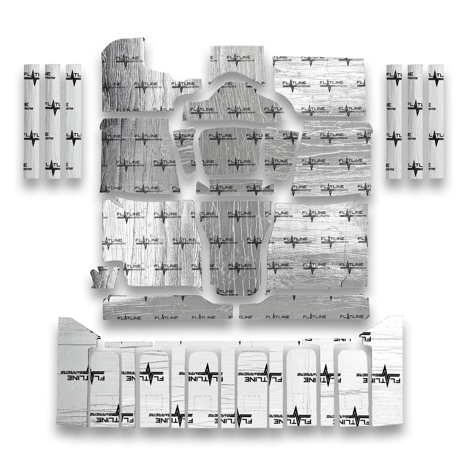 Flatline Barriers Complete Insulation and Sound Dampening Kits TABT4040 Heat Barrier Deadening Mats, Kit, Adhesive Backed, Chevrolet, GMC, Low Tunnel, Kit thumbnail 4