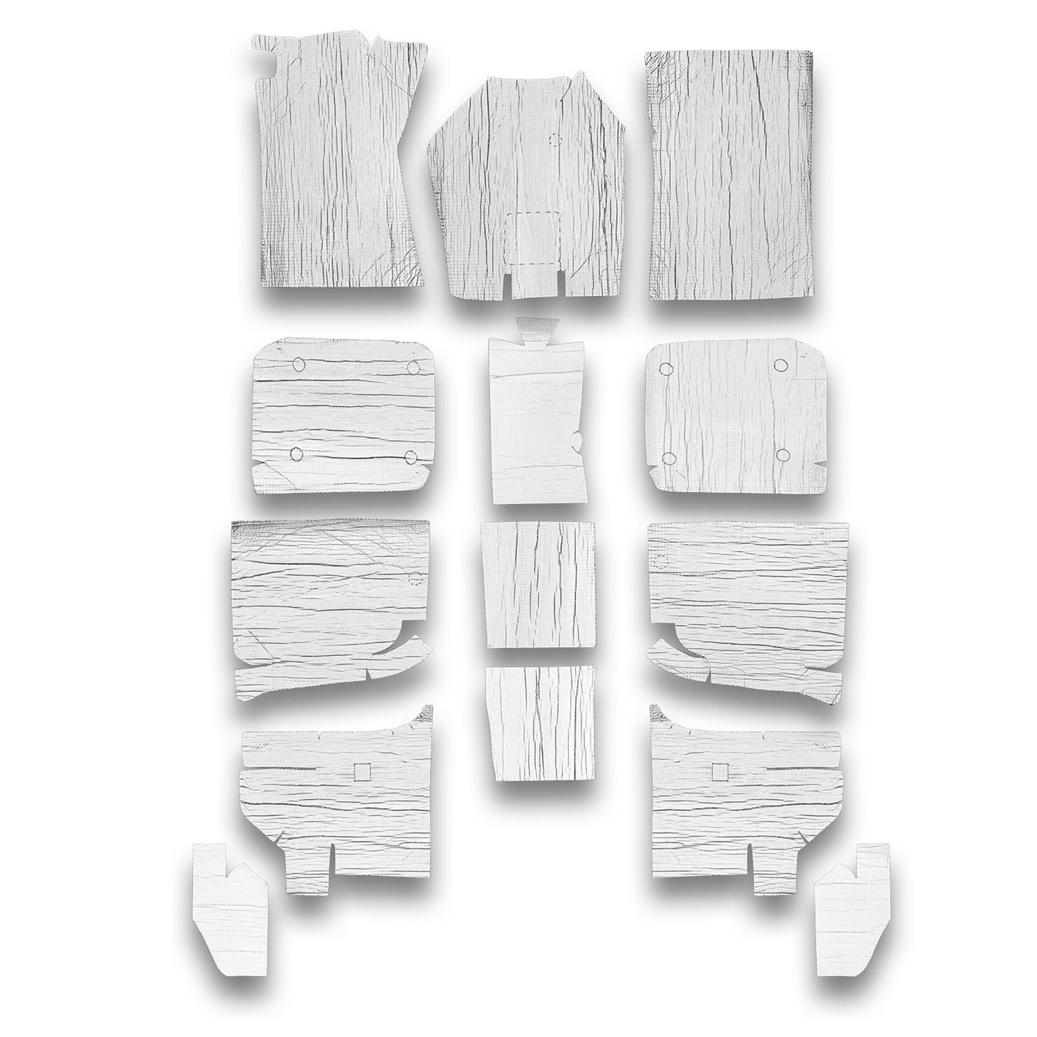 Flatline Barriers Floor Insulation and Sound Dampening Kits for 1964-1968 MUSTANG - TABZ6002 Deadener Kit 1964-68 Ford Mustang Coupe thumbnail 5