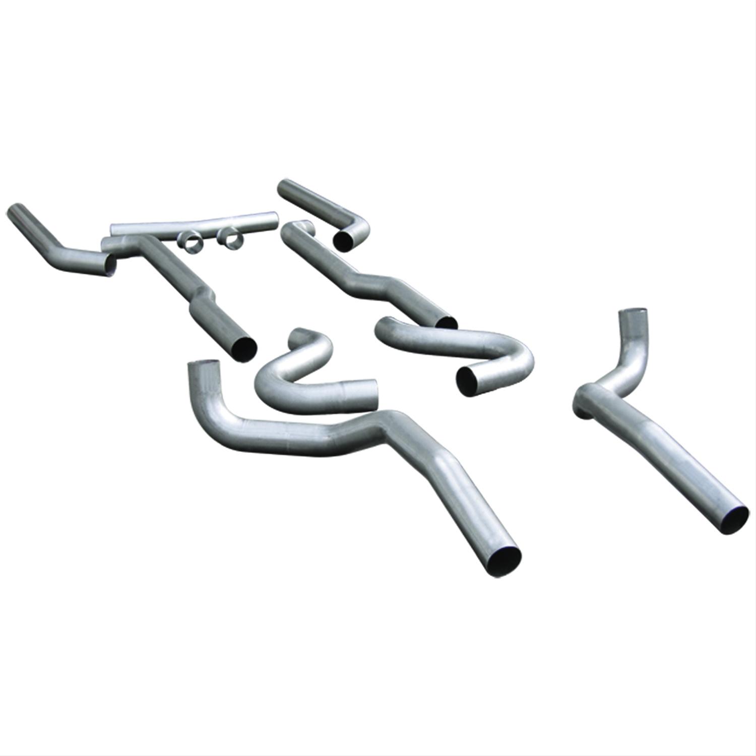 Flowmaster Intermediate Pipe Kits 1040FM Pipes, Steel, Aluminized, 3 in. Outside Diameter, Buick, Chevy, Oldsmobile, Pontiac, Pair thumbnail 3