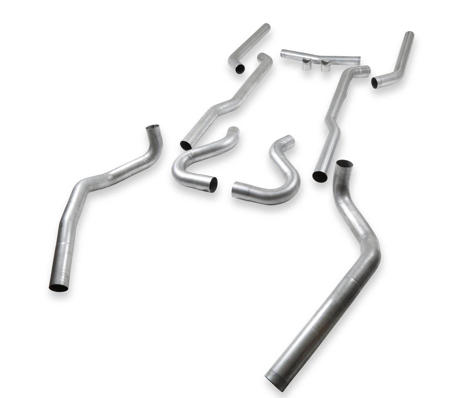 Flowmaster Intermediate Pipe Kits 1040FM Pipes, Steel, Aluminized, 3 in. Outside Diameter, Buick, Chevy, Oldsmobile, Pontiac, Pair