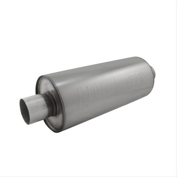 Flowmaster dBX 304 Stainless Steel 3 Inch Muffler 13014310 Muffler, DBX, Steel, Natural, 3.0 in. Inlet/Outlet, 14 in. Case Length, Each thumbnail 4
