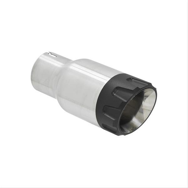 Flowmaster Round, Brushed 2.50 Inch Exhaust Tip 15316 Tip, Single, Clamp-on, Stainless, Brushed, 2.5 in. Inlet I.D., 8.5 in. Length, Each thumbnail 3