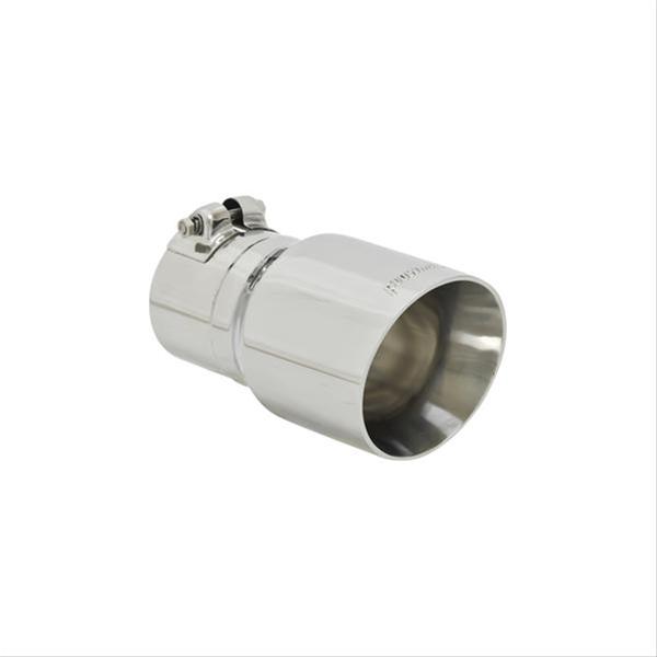 Flowmaster Round, Polished 3 Inch Exhaust Tip 15377 Tip, Single, Clamp-on, Stainless, Polished, in. Inlet I.D., 7 in. Length, Each thumbnail 4