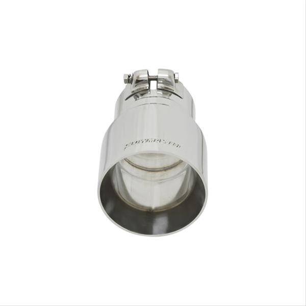Flowmaster Round, Polished 3 Inch Exhaust Tip 15377 Tip, Single, Clamp-on, Stainless, Polished, in. Inlet I.D., 7 in. Length, Each thumbnail 3