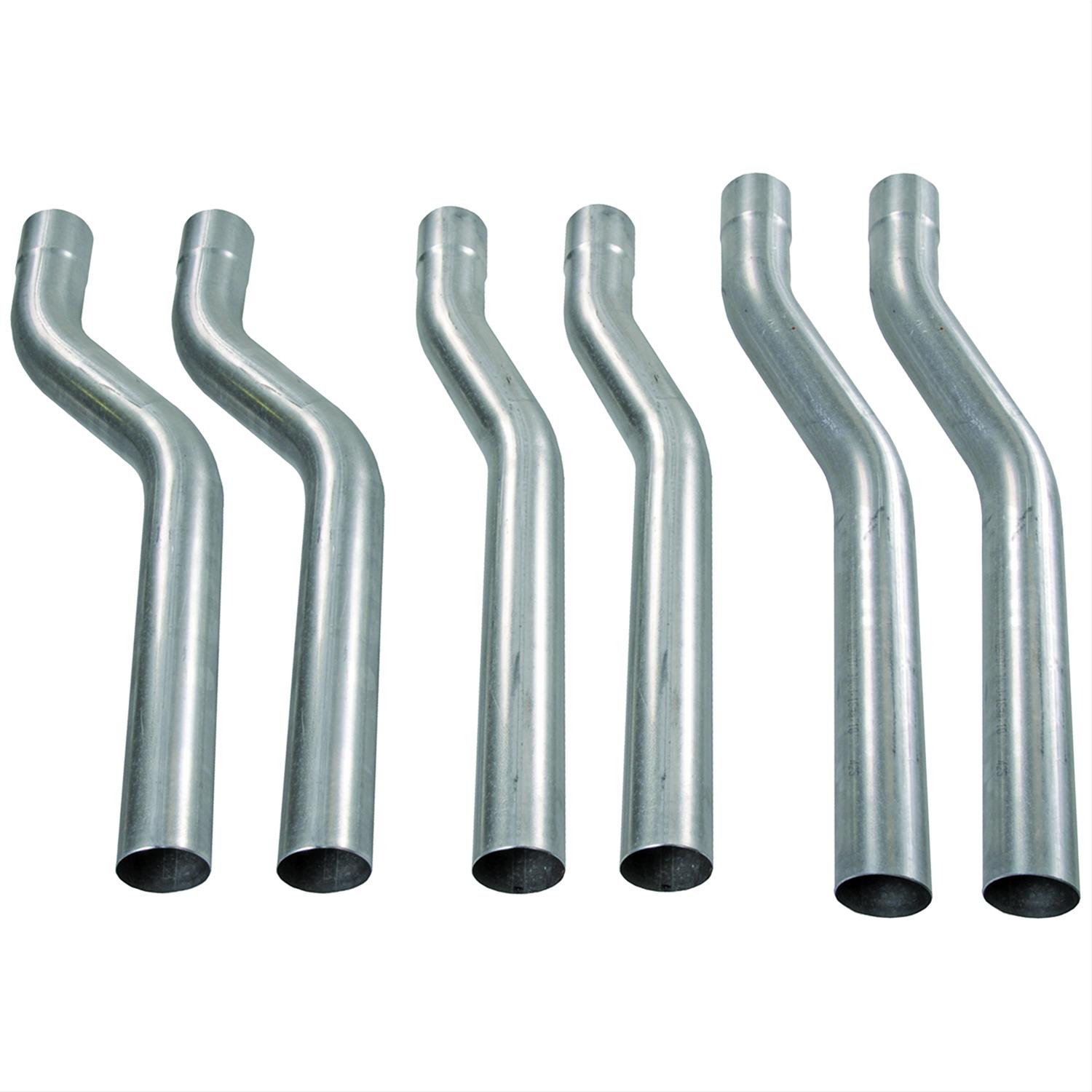 Flowmaster S-Bend Combo Packs 2.5 Inch Steel Exhaust Pipe 15926 Intermediate Pipe, Steel, Aluminized, 2.50 in. Outside Diameter, 4/6/8 in. Offsets, Universal, Kit