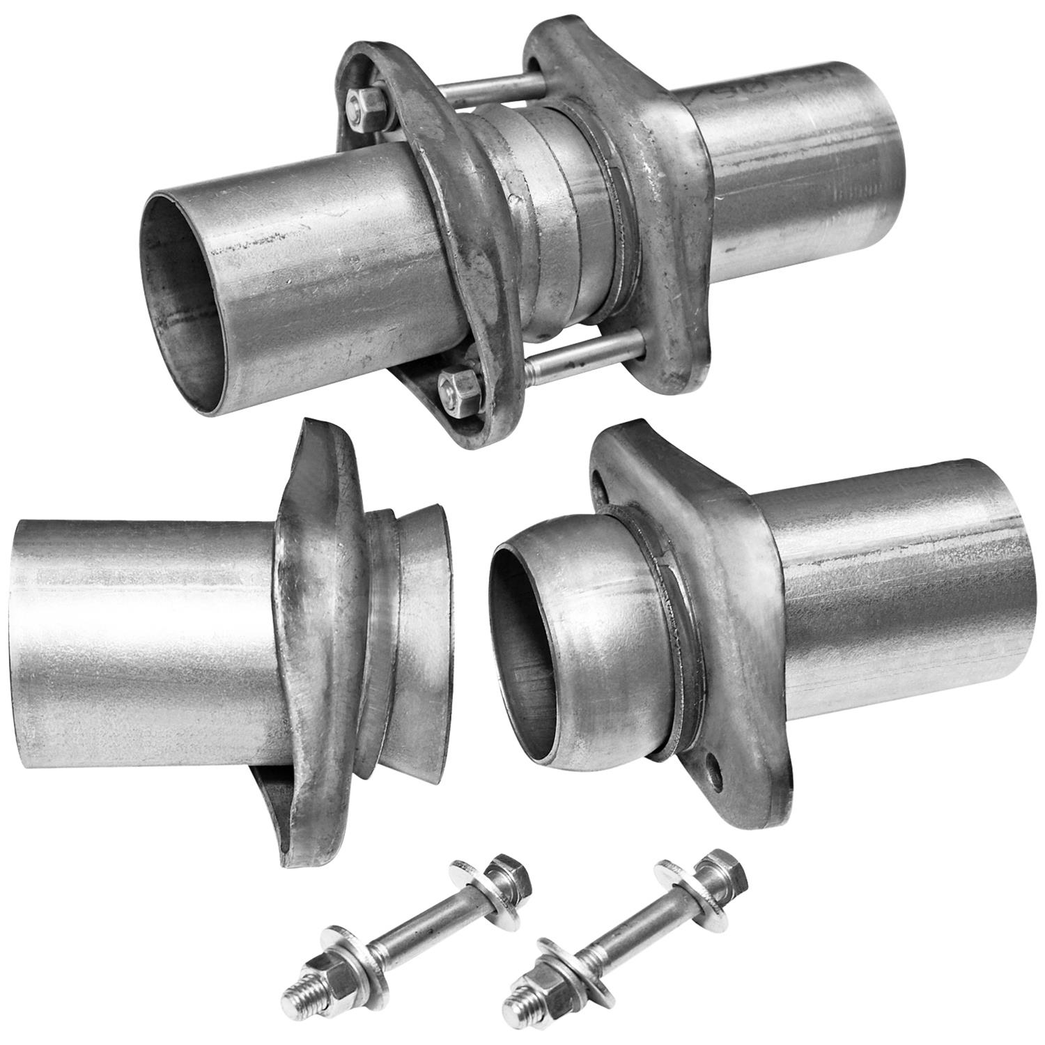 Flowmaster Ball Flange Kits 15930FM Exhaust and Socket Flange, Steel, 3.00 in. I.D. Collector, 3.00 in. I.D. Pipe, Steel, Kit thumbnail 2