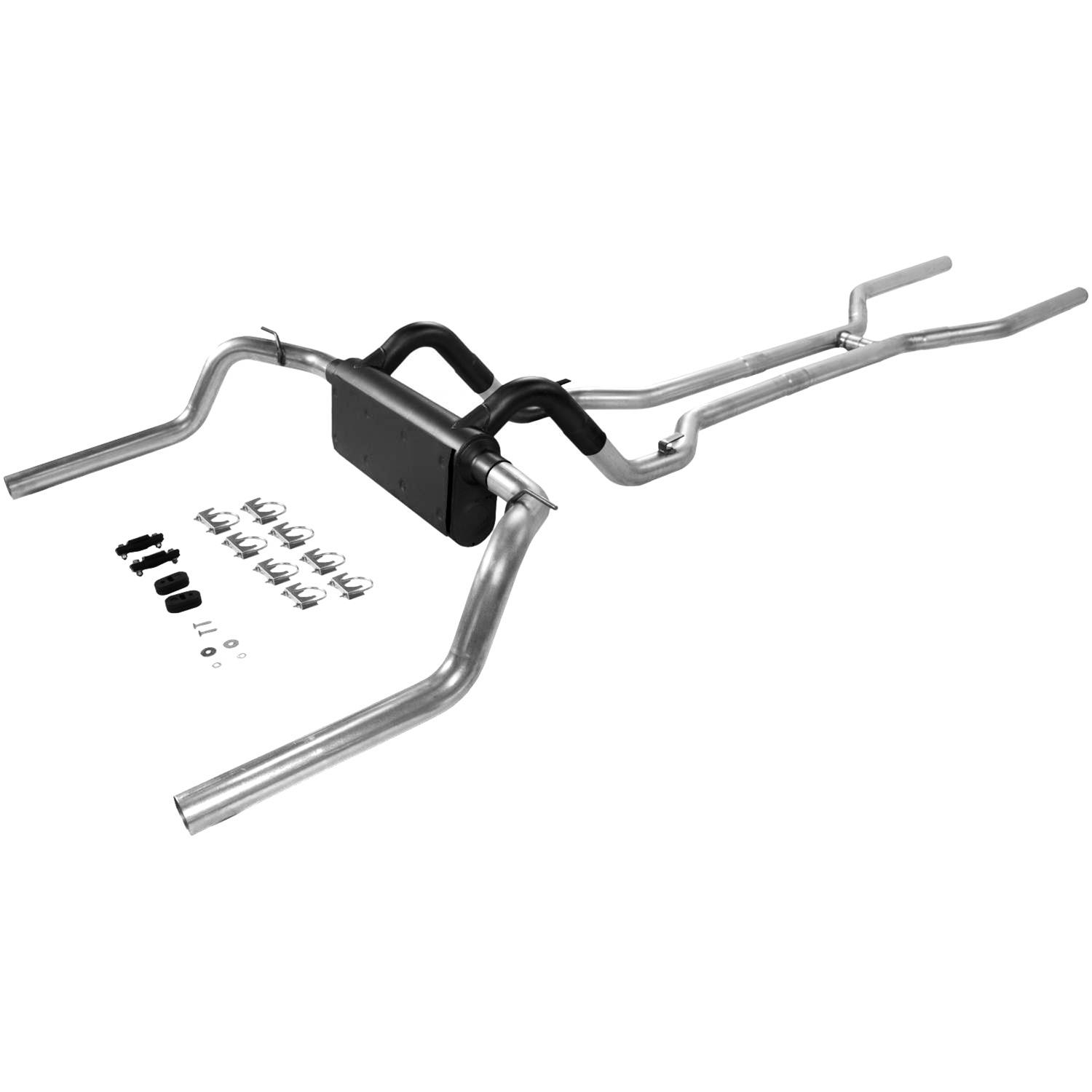 Flowmaster American Thunder Exhaust Systems 17104 System, Thunder, Header-Back, Steel, Aluminized, Chevy, Pontiac, Kit thumbnail 2
