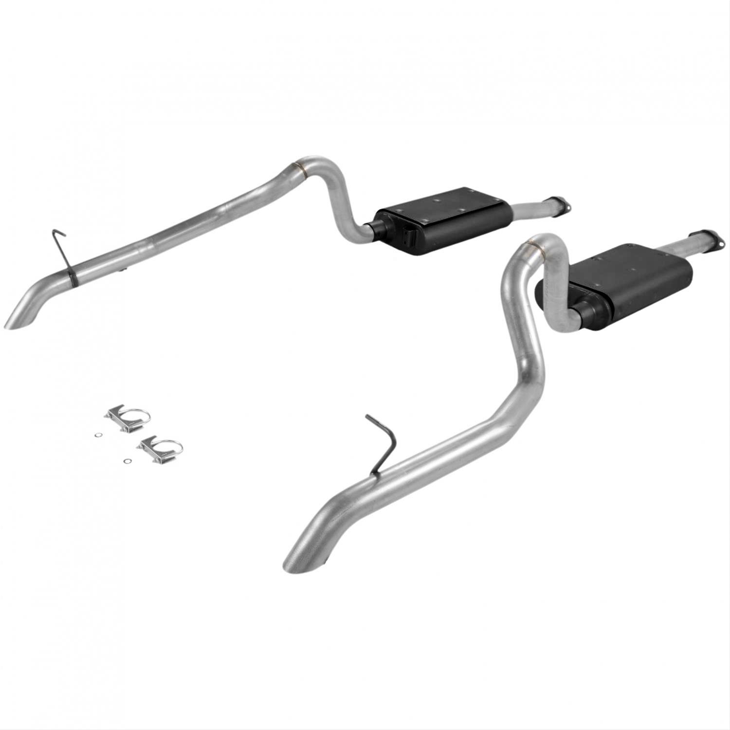 Flowmaster Force II Exhaust Systems 17106 System, II, Cat-Back, Steel, Aluminized, Ford, Kit thumbnail 2