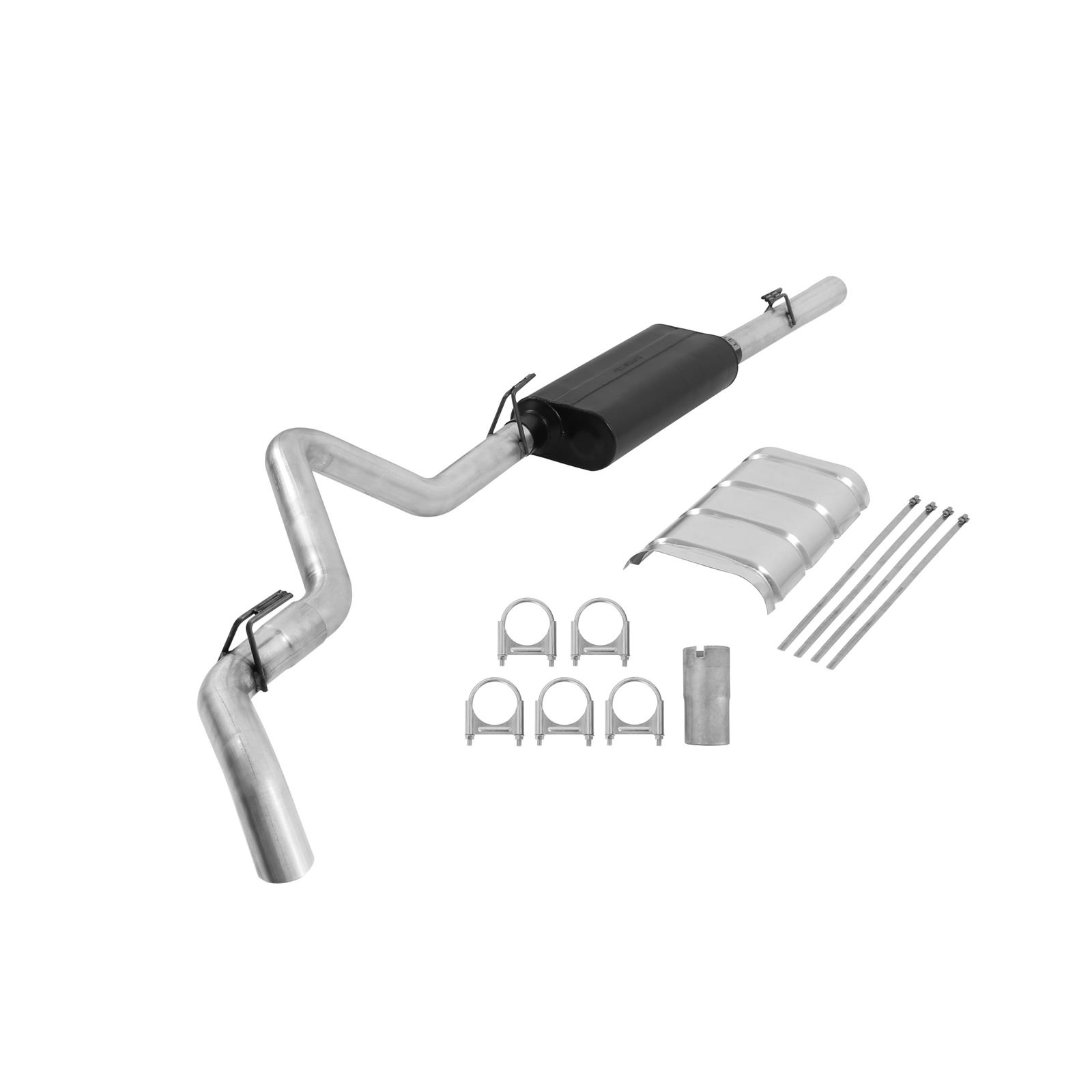 Flowmaster Force II Exhaust Systems 17126 System, II, Cat-Back, Steel, Aluminized, Chevy, GMC, 5.7L, Kit
