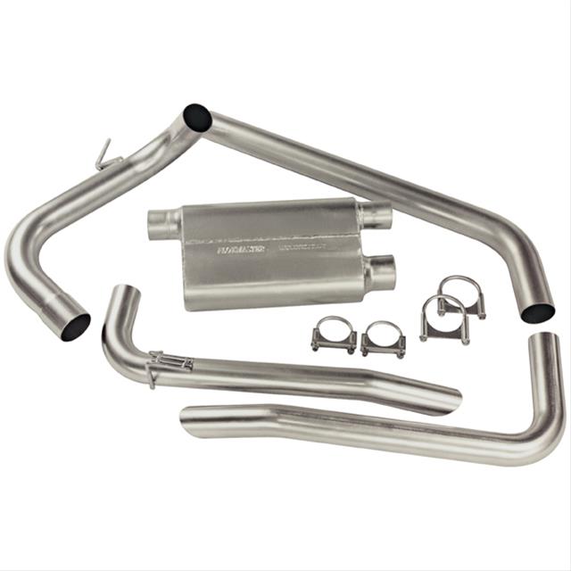 Flowmaster American Thunder Exhaust Systems 17133 System, Thunder, 80 Series Muffler, Cat-Back, Steel, Aluminized, Kit thumbnail 3