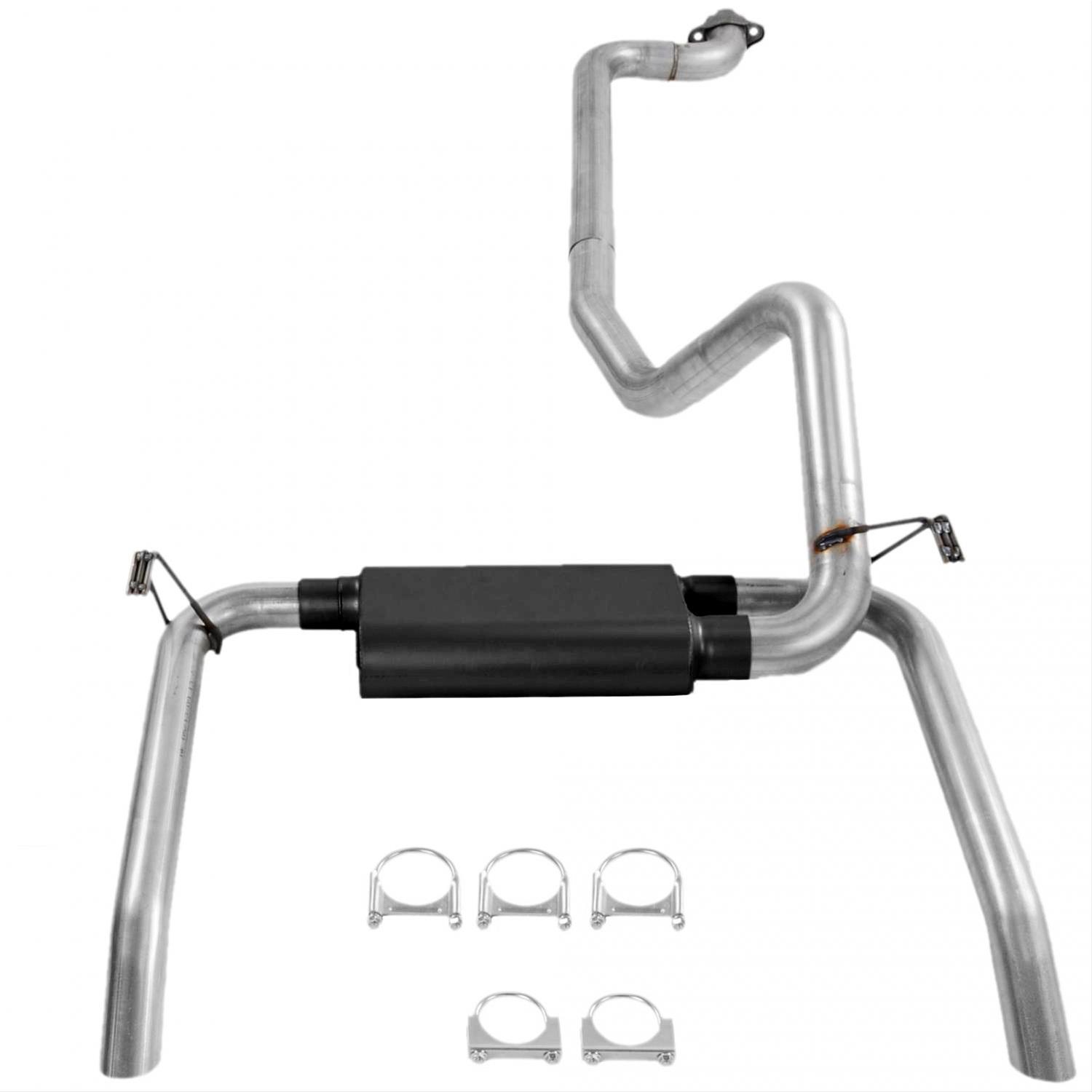 Flowmaster American Thunder Exhaust Systems 17143 System, Thunder, Cat-Back, Steel, Aluminized, Chevy, Pontiac, Kit