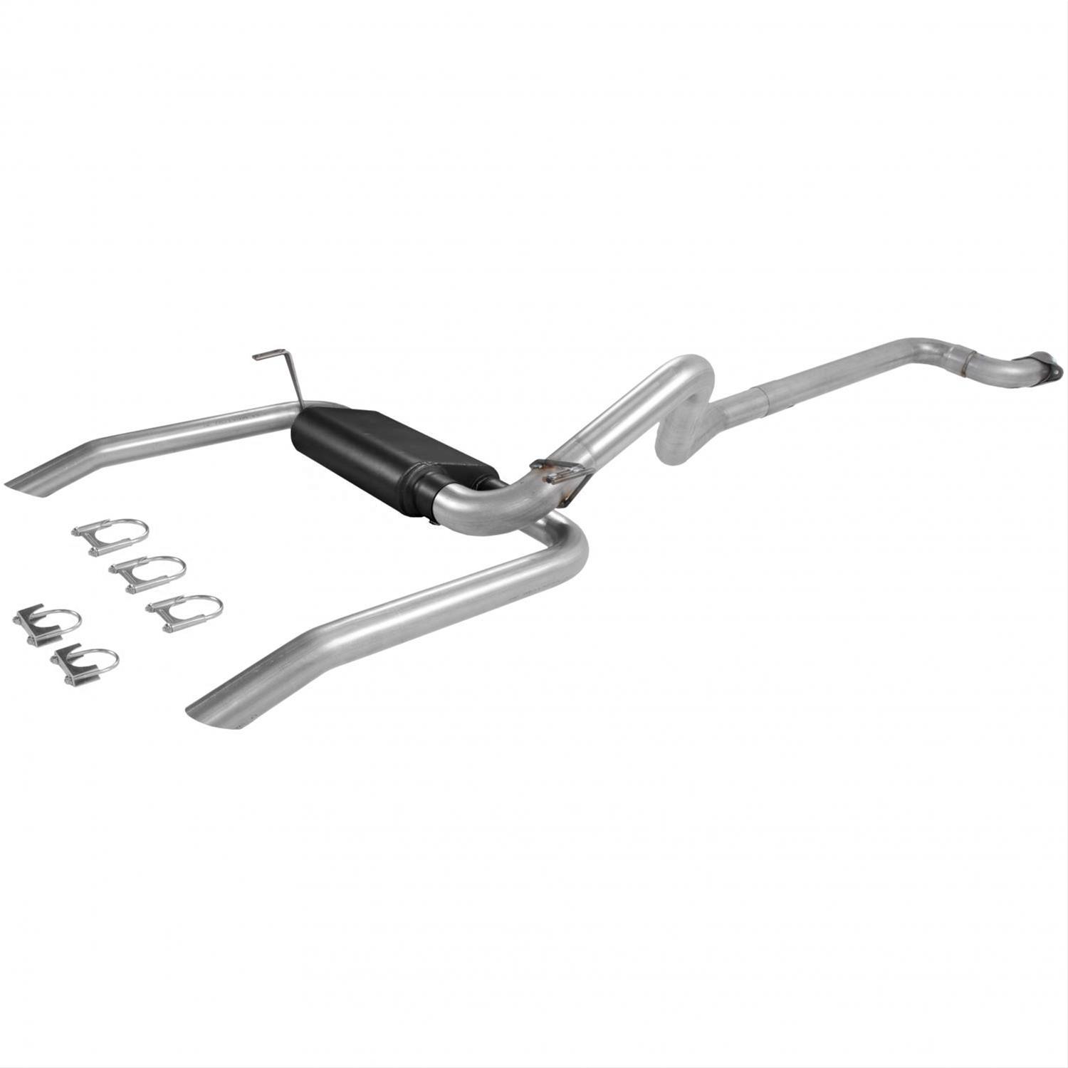 Flowmaster American Thunder Exhaust Systems 17143 System, Thunder, Cat-Back, Steel, Aluminized, Chevy, Pontiac, Kit thumbnail 3