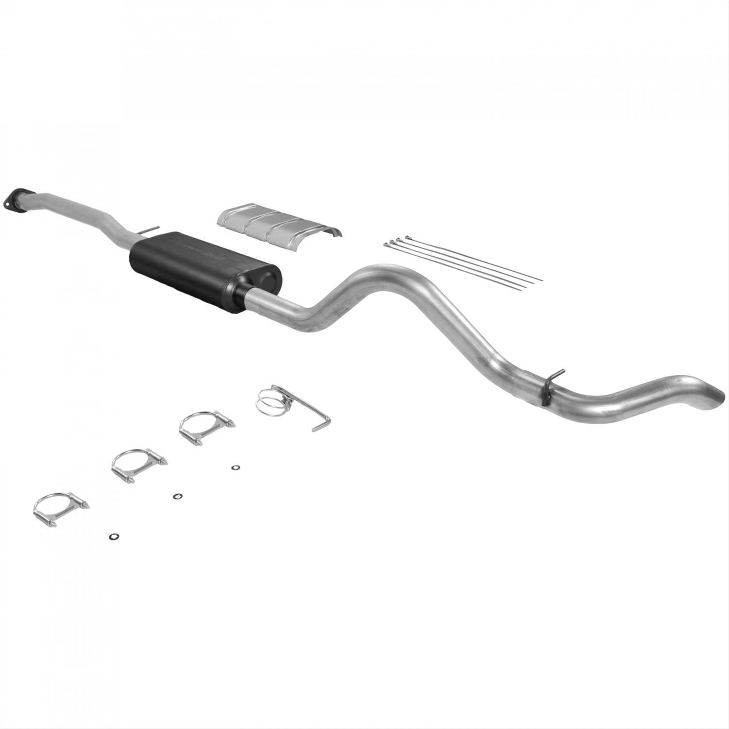 Flowmaster Force II Exhaust Systems 17147 System, II, Cat-Back, Steel, Aluminized, Chevy, GMC, Pickup, 5.0, 5.7L, Kit thumbnail 2