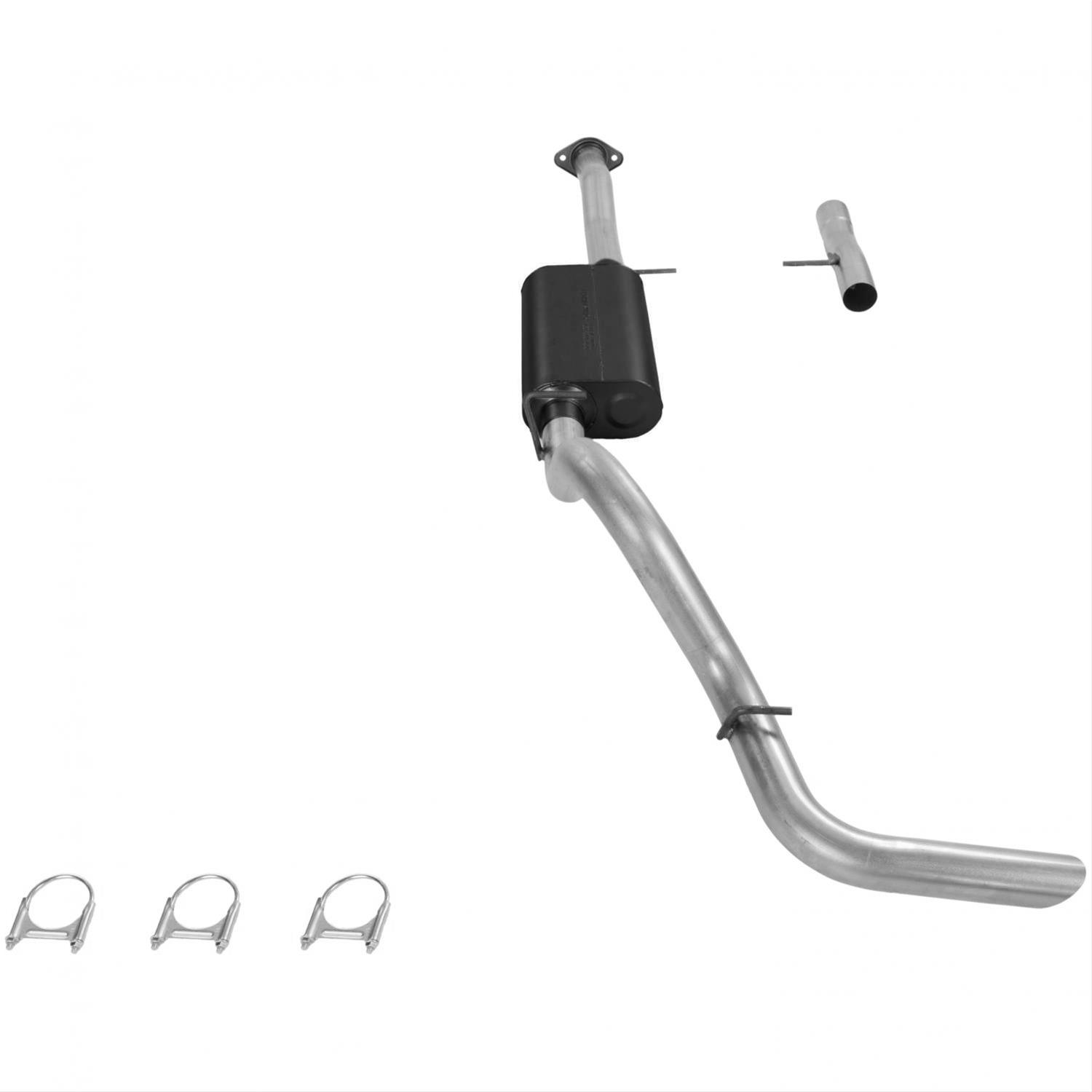 Flowmaster American Thunder Exhaust Systems 17162 System, Thunder, Cat-Back, Steel, Aluminized, Chevy, GMC, 5.7L Kit thumbnail 2