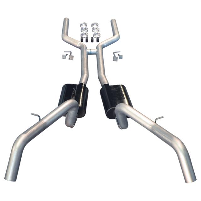 Flowmaster American Thunder Exhaust Systems for 1967-1969 CAMARO, FIREBIRD - 17201 System, Thunder, Header-back, Steel, Aluminized, H-Pipe, Chevy, Pontiac, Kit thumbnail 3