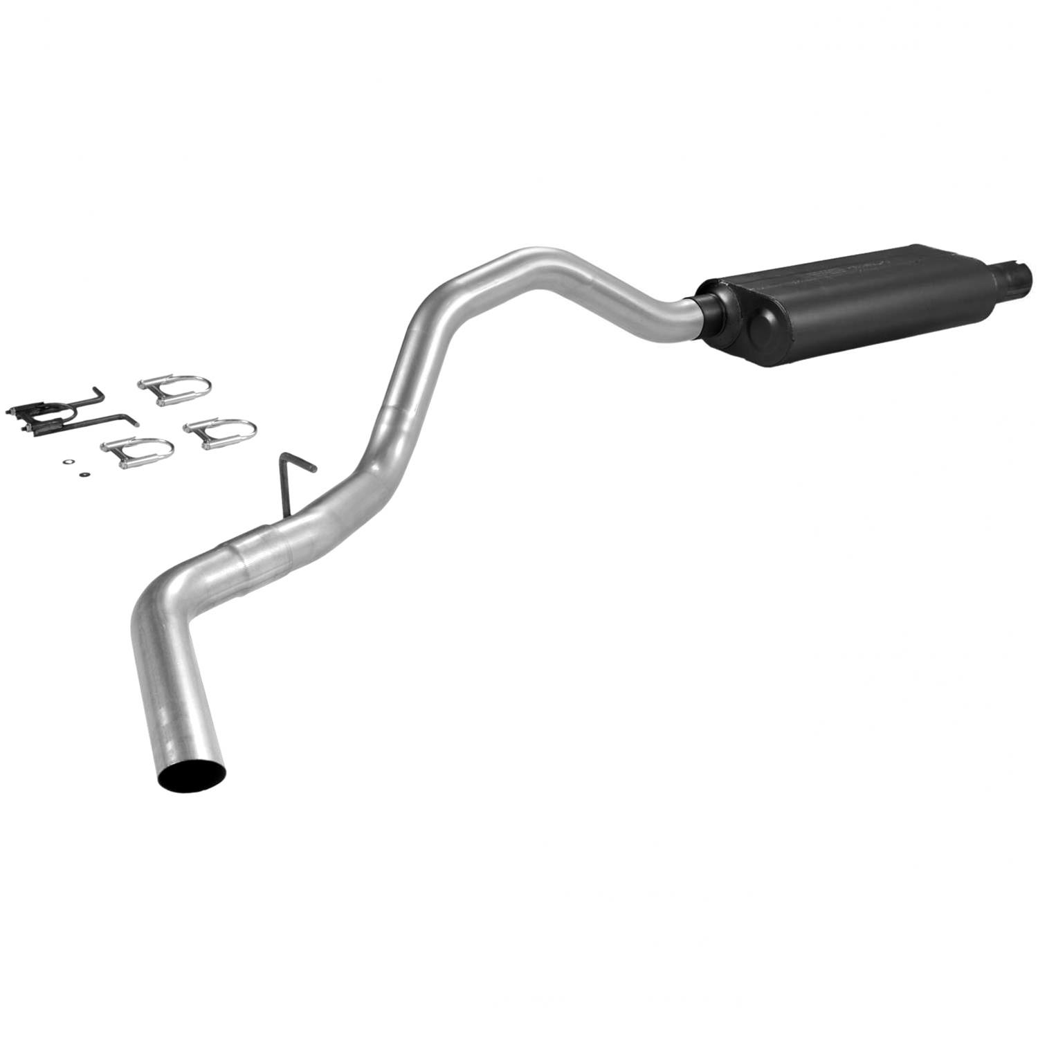 Flowmaster Force II Exhaust Systems 17229 System, II, Cat-Back, Steel, Aluminized, Ford, Pickup, 5.4, 6.8L, Kit thumbnail 2