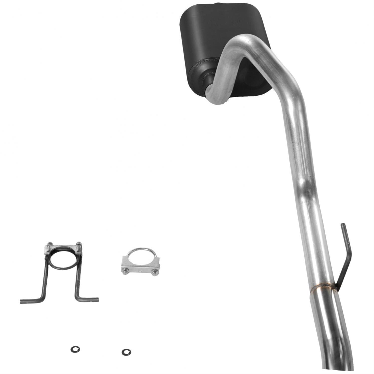 Flowmaster Force II Exhaust Systems 17272 System, II, Cat-Back, Steel, Aluminized, Polished Stainless Tip, Jeep, 4.0L, Kit