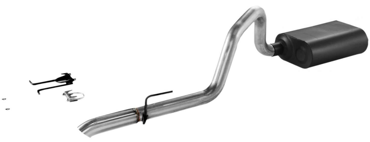 Flowmaster Force II Exhaust Systems 17272 System, II, Cat-Back, Steel, Aluminized, Polished Stainless Tip, Jeep, 4.0L, Kit thumbnail 2