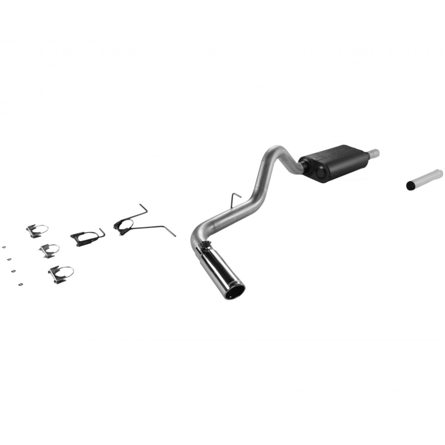 Flowmaster Force II Exhaust Systems for 2000-2003 DAKOTA - 17278 System, II, Cat-Back, Steel, Aluminized, Polished Stainless Tip, Dodge, 4.7, 5.9L. Kit thumbnail 2
