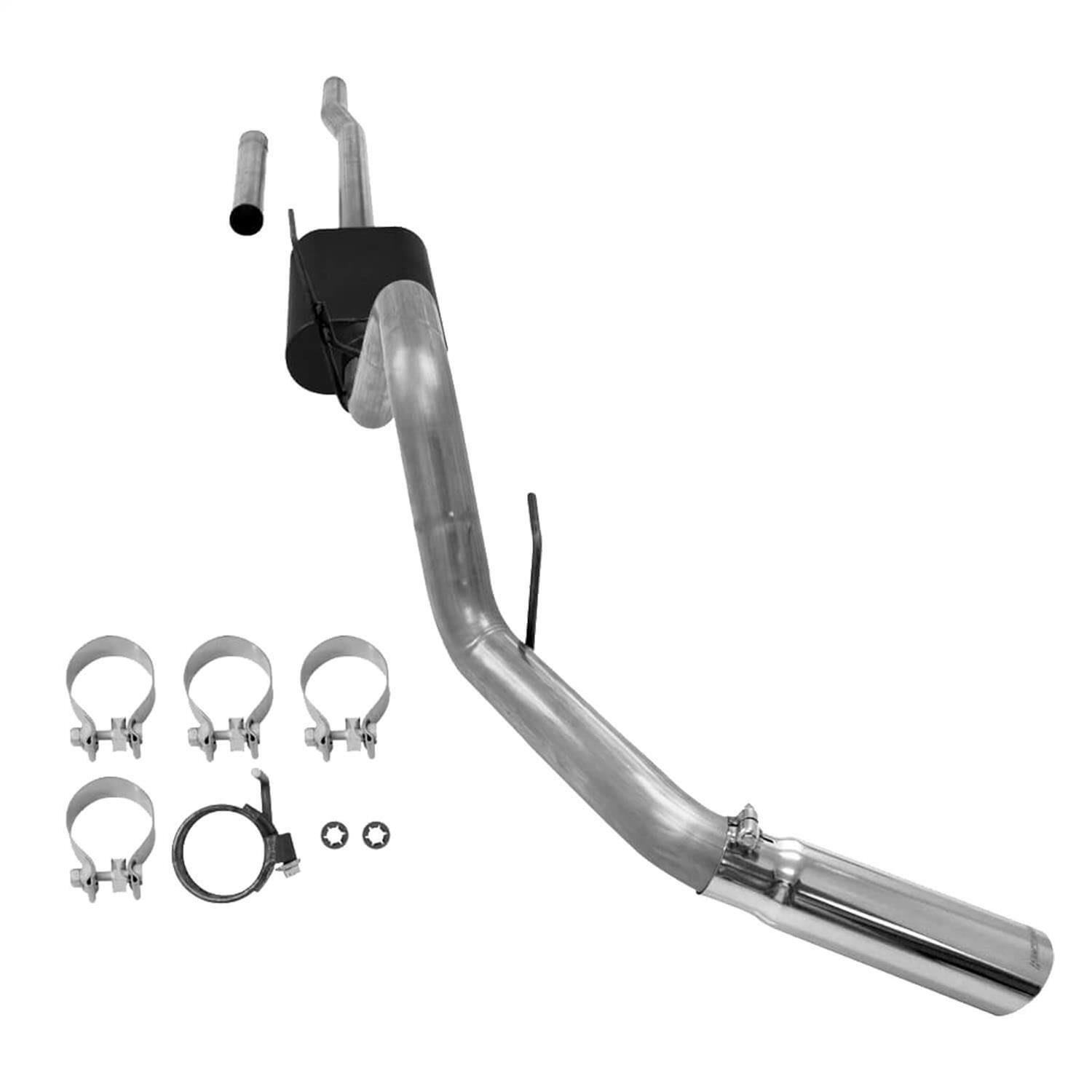 Flowmaster Force II Exhaust Systems 17403 System, II, Cat-Back, Steel, Aluminized, Polished Stainless Tip, Ford, 4.6, 5.4L, Kit thumbnail 2