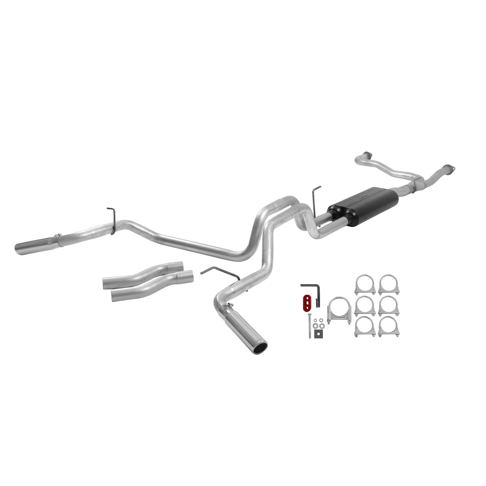 Flowmaster American Thunder Exhaust Systems 17406 System, Thunder, Cat-Back, Steel, Aluminized, Polished Stainless Tips, for Nissan, 5.6L, Kit