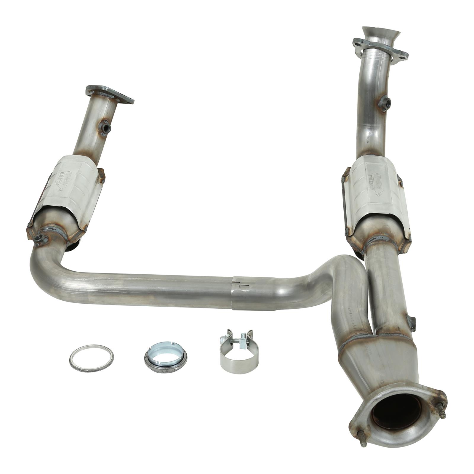 Flowmaster Direct-Fit Catalytic Converters 2010019 Converter, Direct Fit, Stainless Case, Ceramic Substrate, Cadillac, Chevy, GMC, Each thumbnail 2