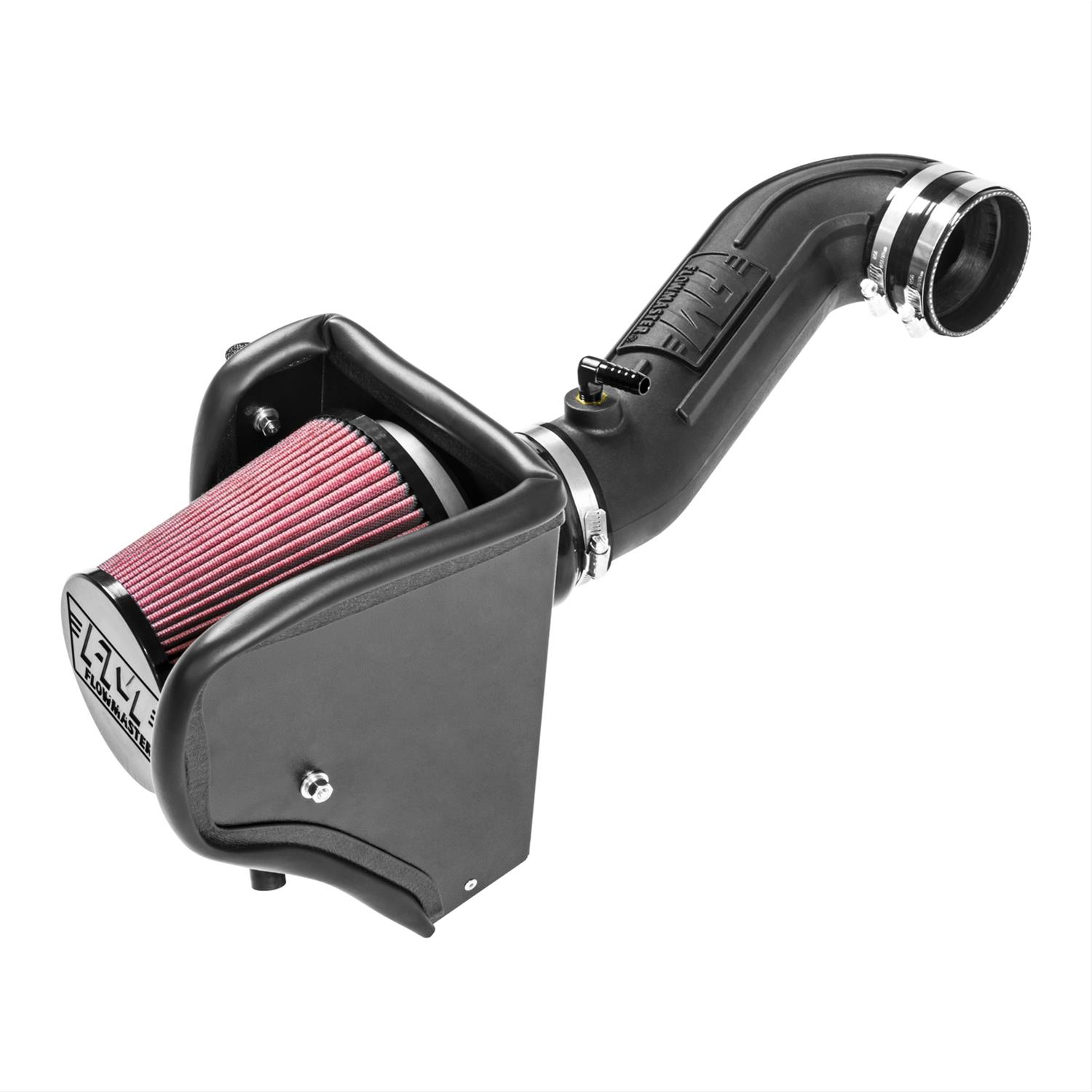 Flowmaster Delta Force Cold Air Intake Kits 615105 Intake, Air, Red Filter, Black Polyethylene Tube, Chrysler, Dodge, 5.7L, 6.1L, Kit thumbnail 3