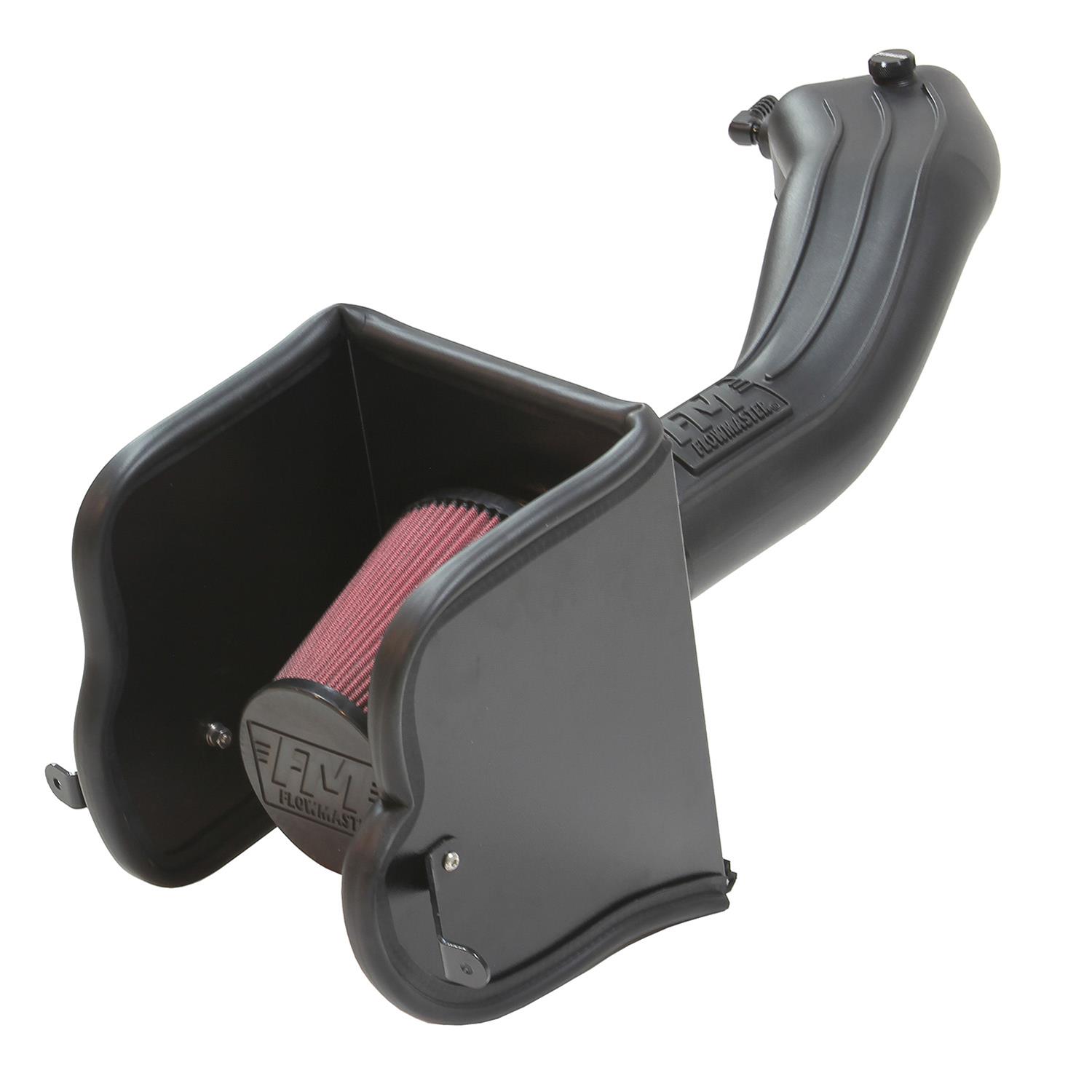 Flowmaster Delta Force Cold Air Intake Kits 615109 Intake, Air, Red Filter, Black Polyethylene Tube, Dodge, Kit