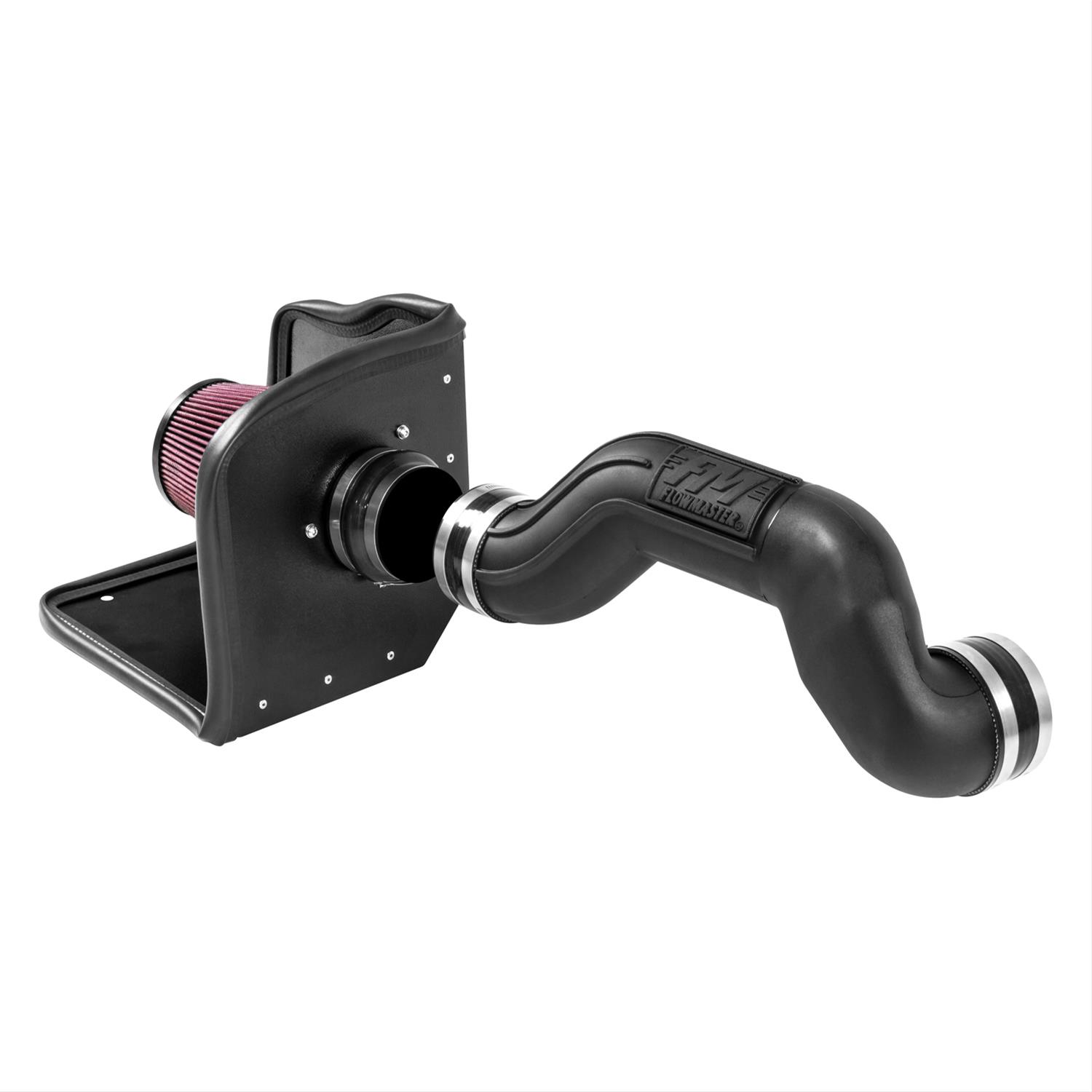 Flowmaster Delta Force Cold Air Intake Kits 615116 Intake, Air, Red Filter, Black Polyethylene Tube, Chevy, GMC, 4.8L, 5.3L, Kit thumbnail 3