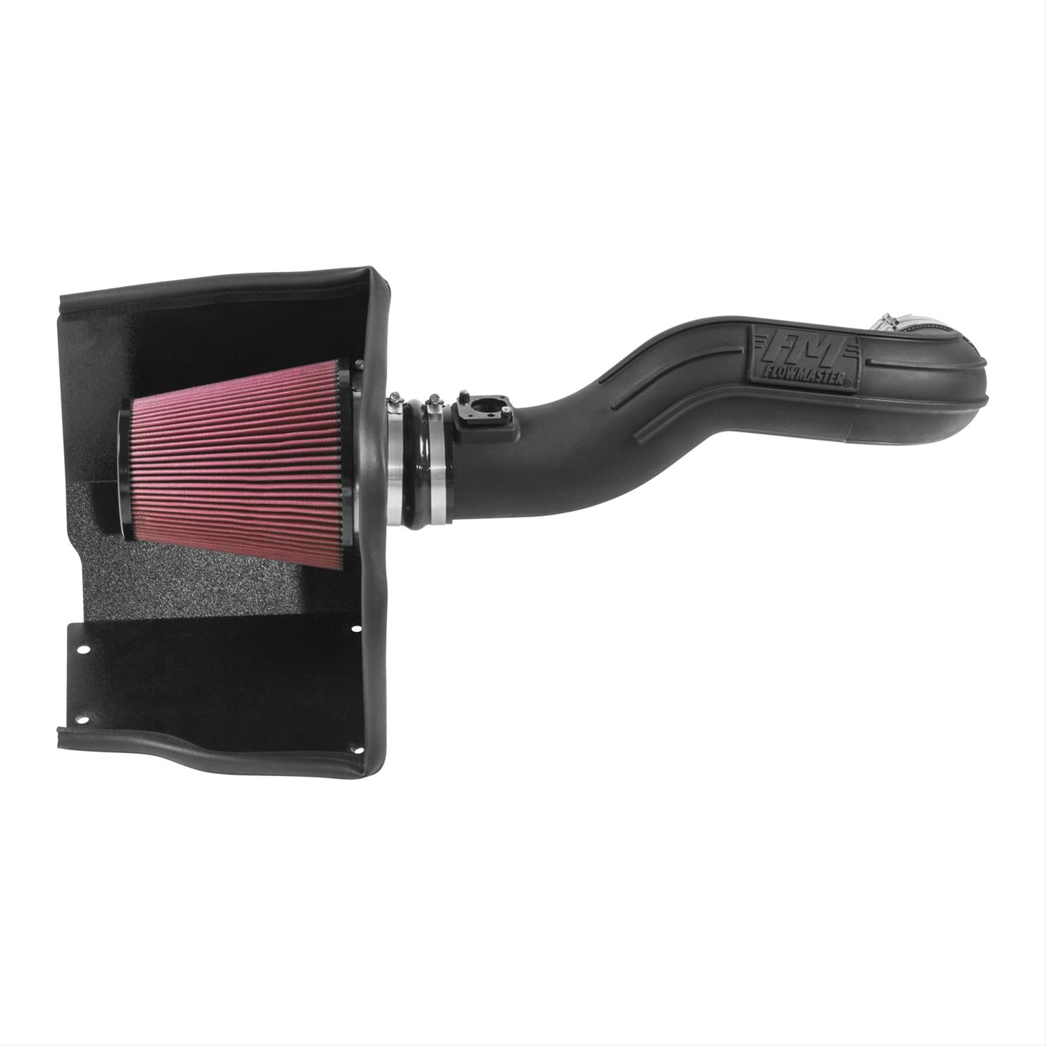 Flowmaster Delta Force Cold Air Intake Kits 615120 Intake, Black Plastic Tube, Red Filter, Cadillac, Chevy, GMC, V8, Kit thumbnail 3