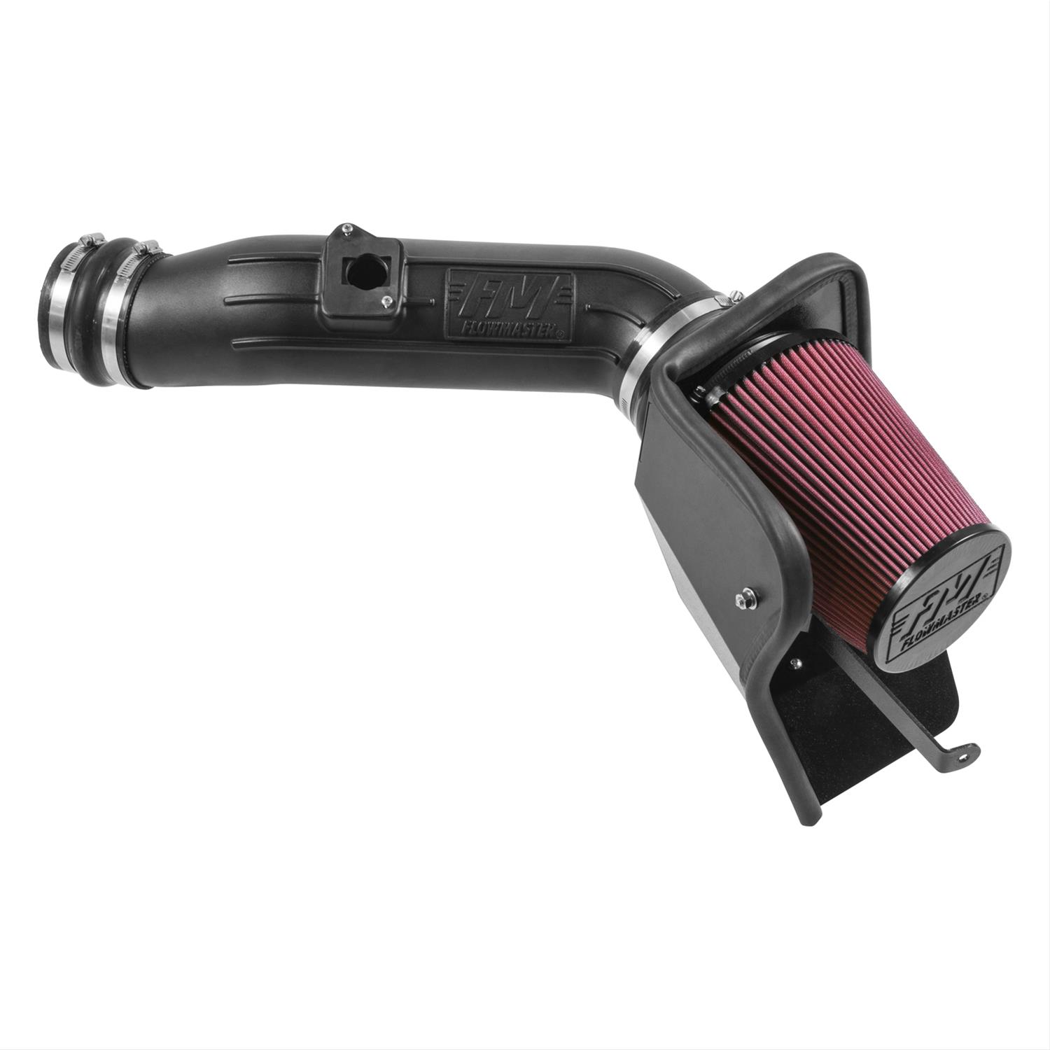 Flowmaster Delta Force Cold Air Intake Kits 615123 Intake, Air, Red Filter, Black Polyethylene Tube, Ford, 6.0L Diesel, Kit thumbnail 4
