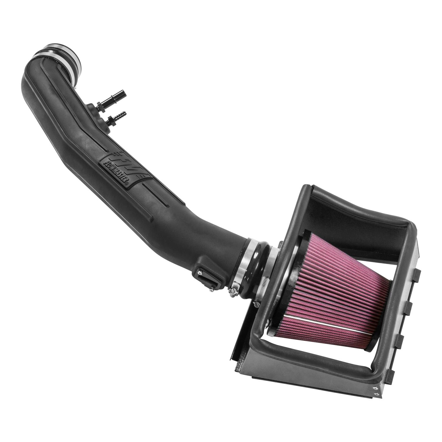 Flowmaster Delta Force Cold Air Intake Kits 615128 Intake, Black Plastic Tube, Red Filter, Ford, V8, Kit